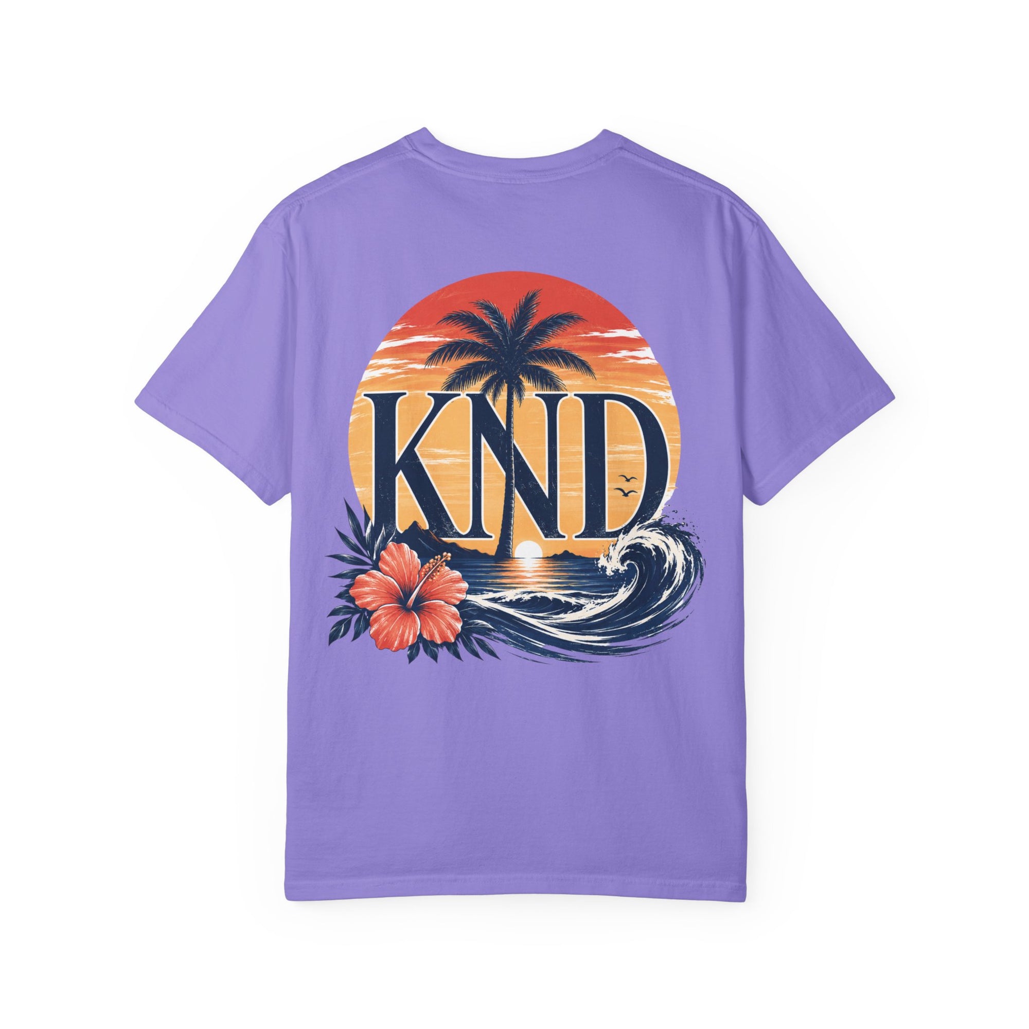 KND Coastal Culture Tee garment-dyed unisex graphic T-shirt - KND Brand