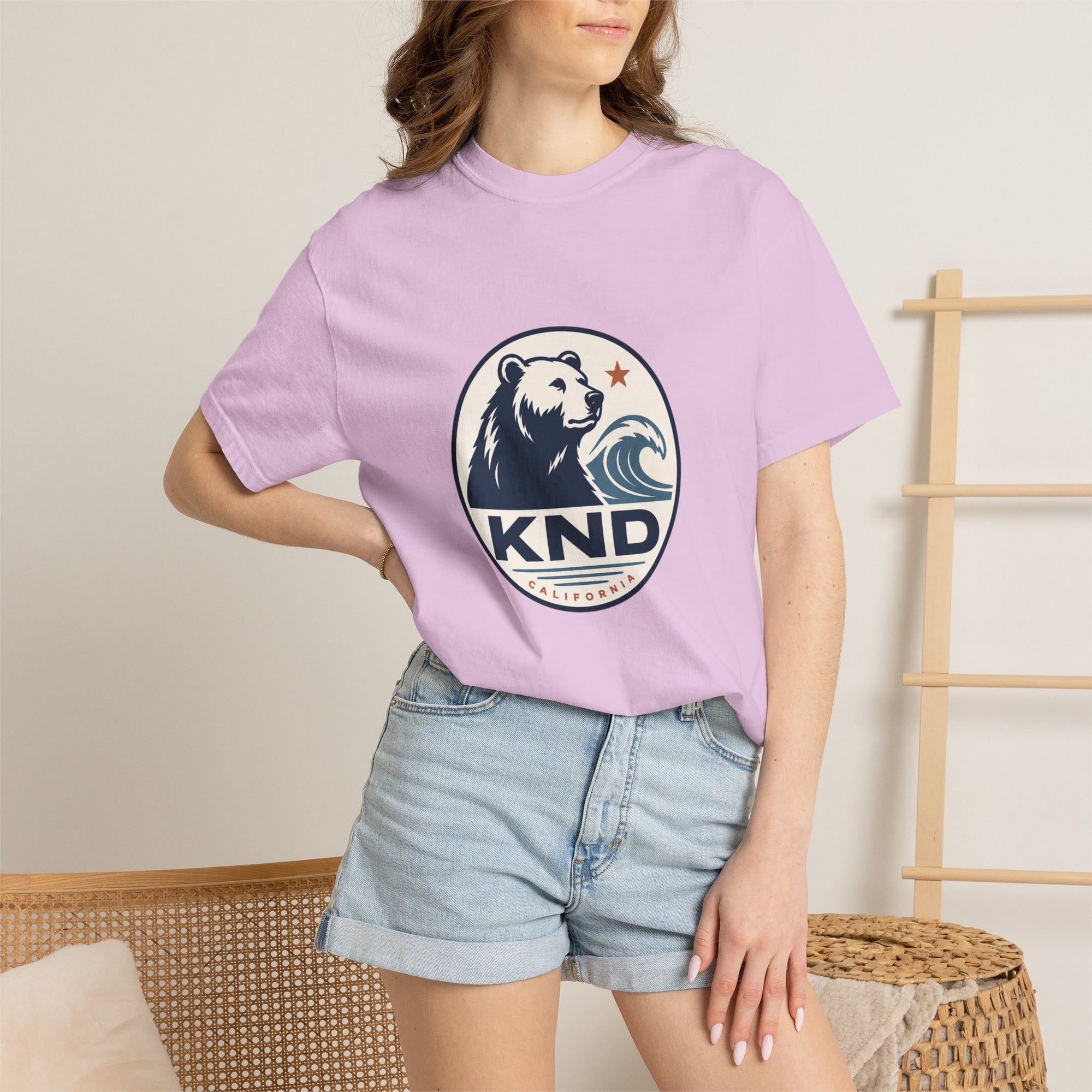 KND West Coast Energy Tee garment-dyed unisex graphic T-shirt - KND Brand