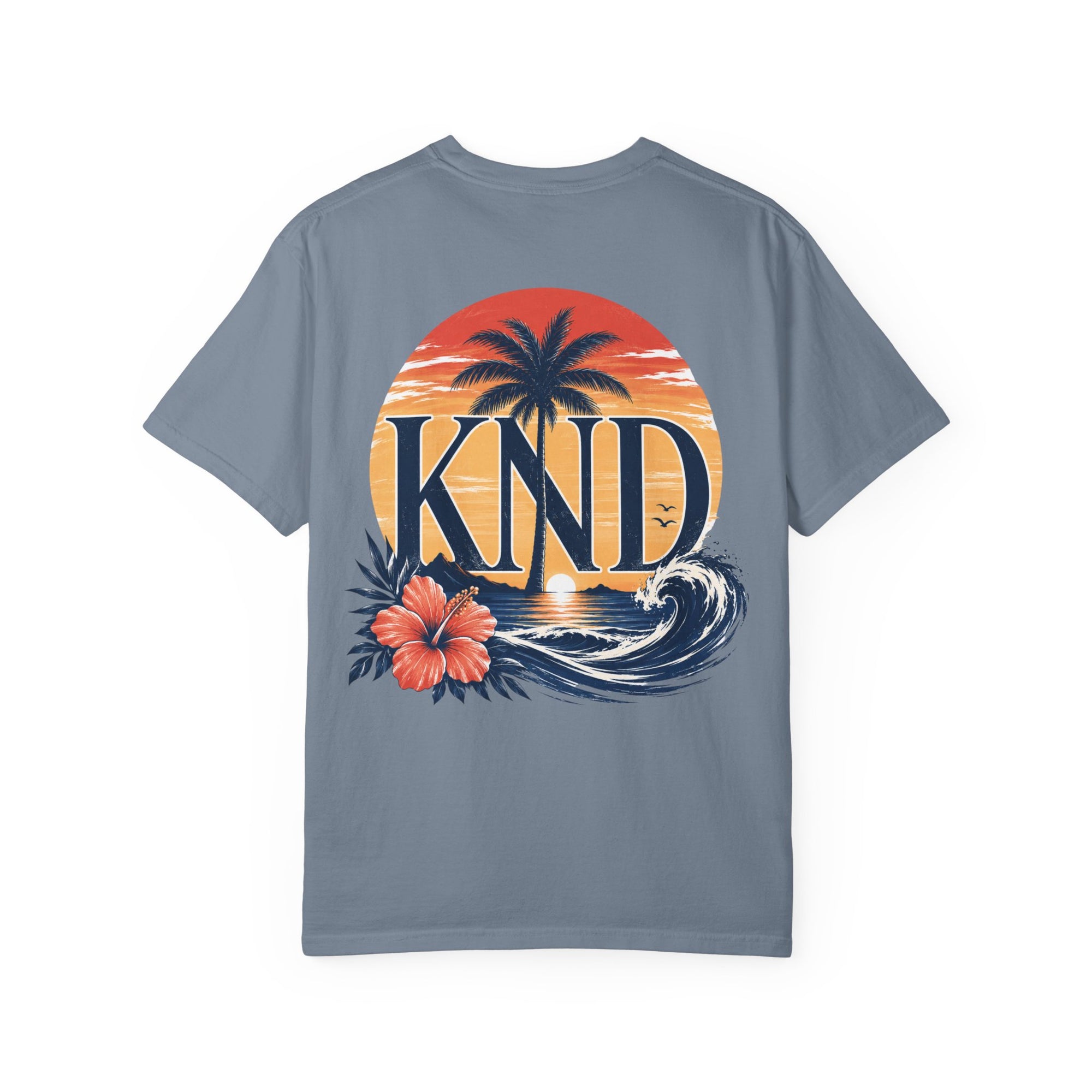 KND Coastal Culture Tee garment-dyed unisex graphic T-shirt - KND Brand