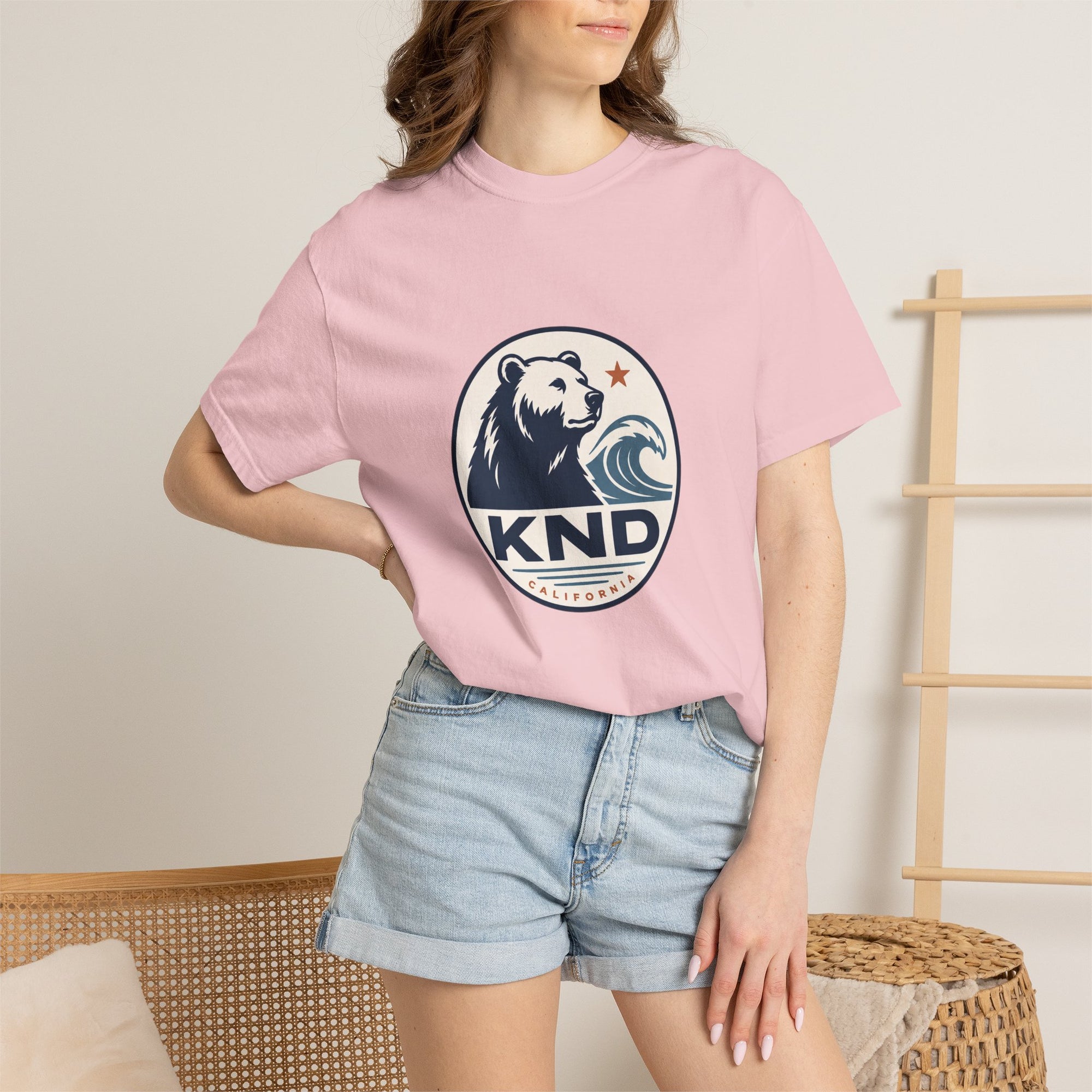 KND West Coast Energy Tee garment-dyed unisex graphic T-shirt - KND Brand