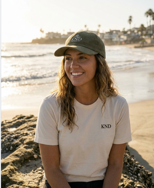 KND Vintage Corduroy Cap | Low-Profile Embroidered Hat - KND Brand