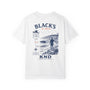 Black's Beach Surf Tee — front view, Black's Beach illustration