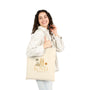 KND Coastal Surf canvas tote with palm tree and surfboard artwork