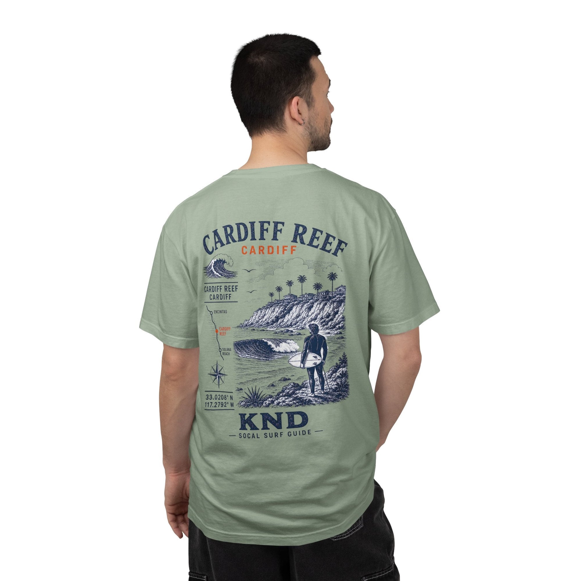 Cardiff Reef Surf Tee — Garment-Dyed Heavyweight Cotton | KND SoCal - KND Brand
