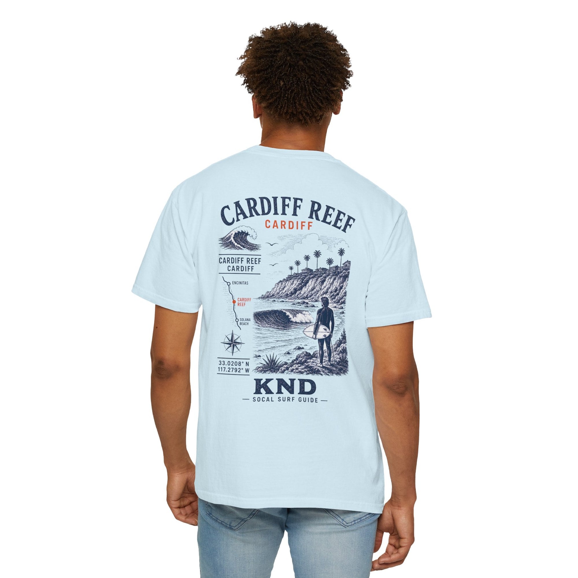Cardiff Reef Surf Tee — Garment-Dyed Heavyweight Cotton | KND SoCal - KND Brand