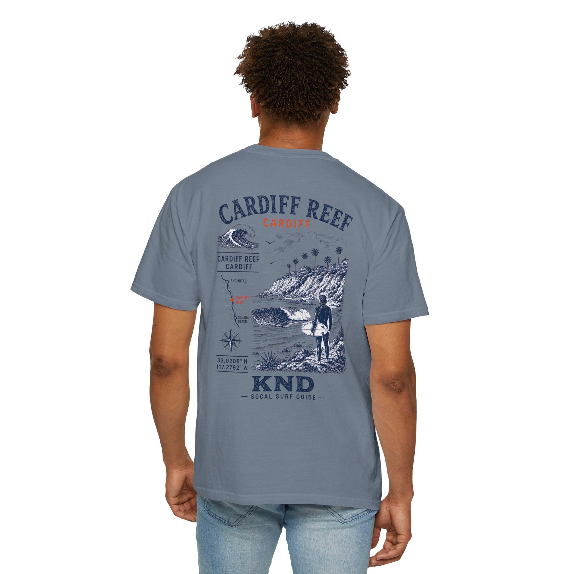 Cardiff Reef Surf Tee — Garment-Dyed Heavyweight Cotton | KND SoCal - KND Brand