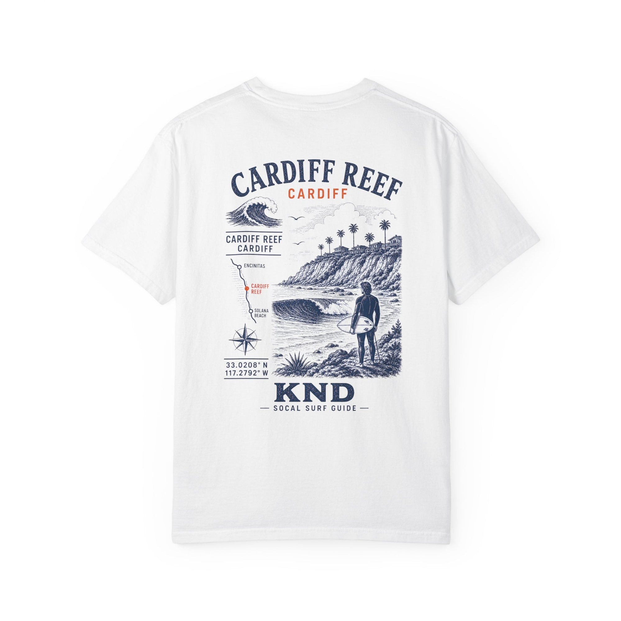 Cardiff Reef Surf Tee — Garment-Dyed Heavyweight Cotton | KND SoCal - KND Brand