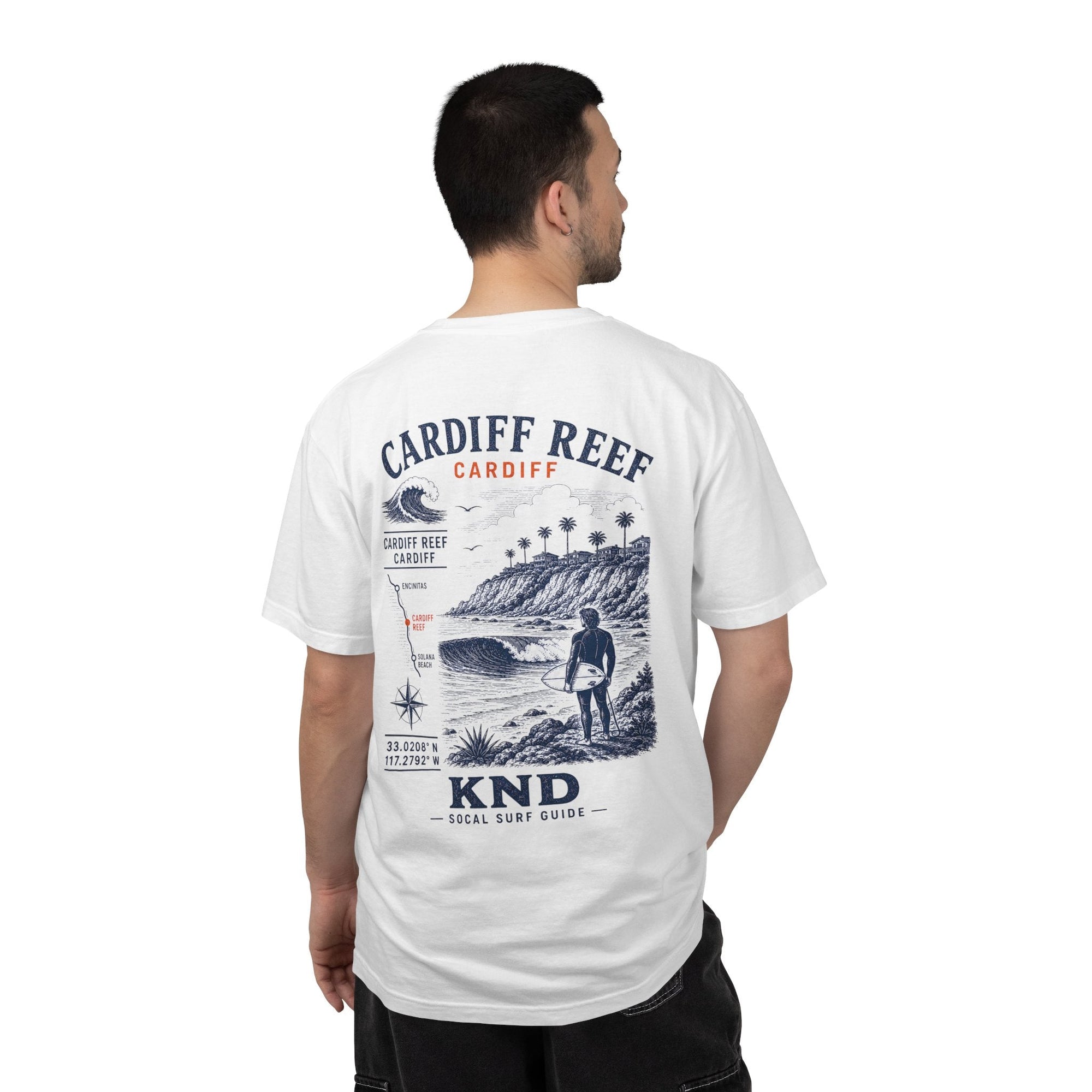 Cardiff Reef Surf Tee — Garment-Dyed Heavyweight Cotton | KND SoCal - KND Brand