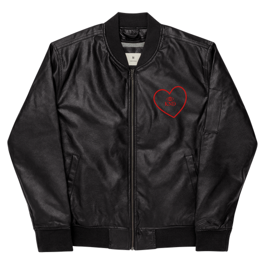 KND Classic PU Leather Jacket