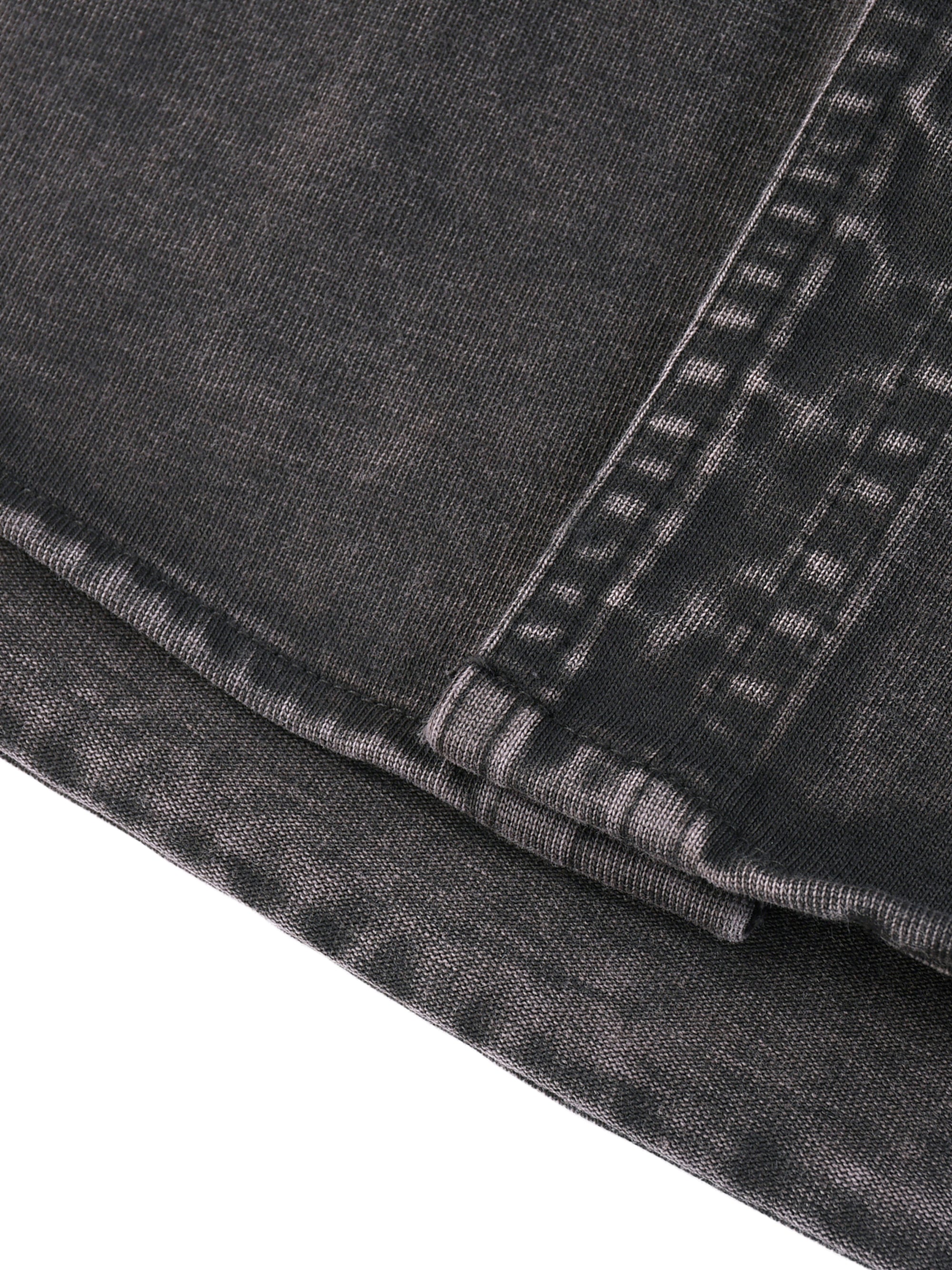KND Denim Vintage Washed Jacket — fabric texture detail