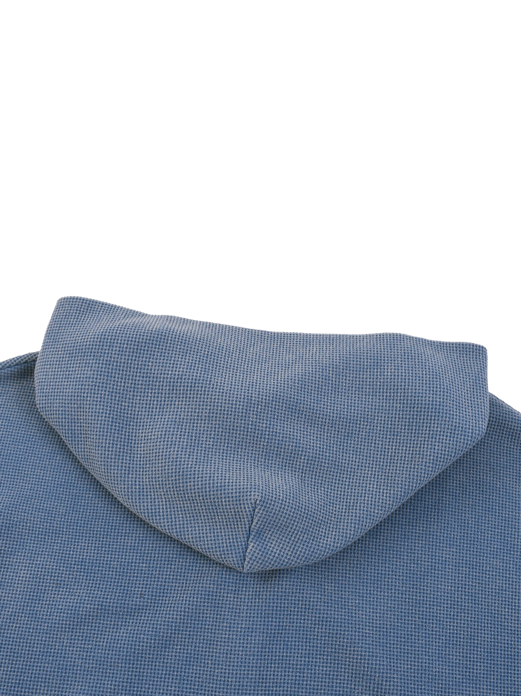 KND Waffle Knit Zip-Through Hoodie — additional detail
