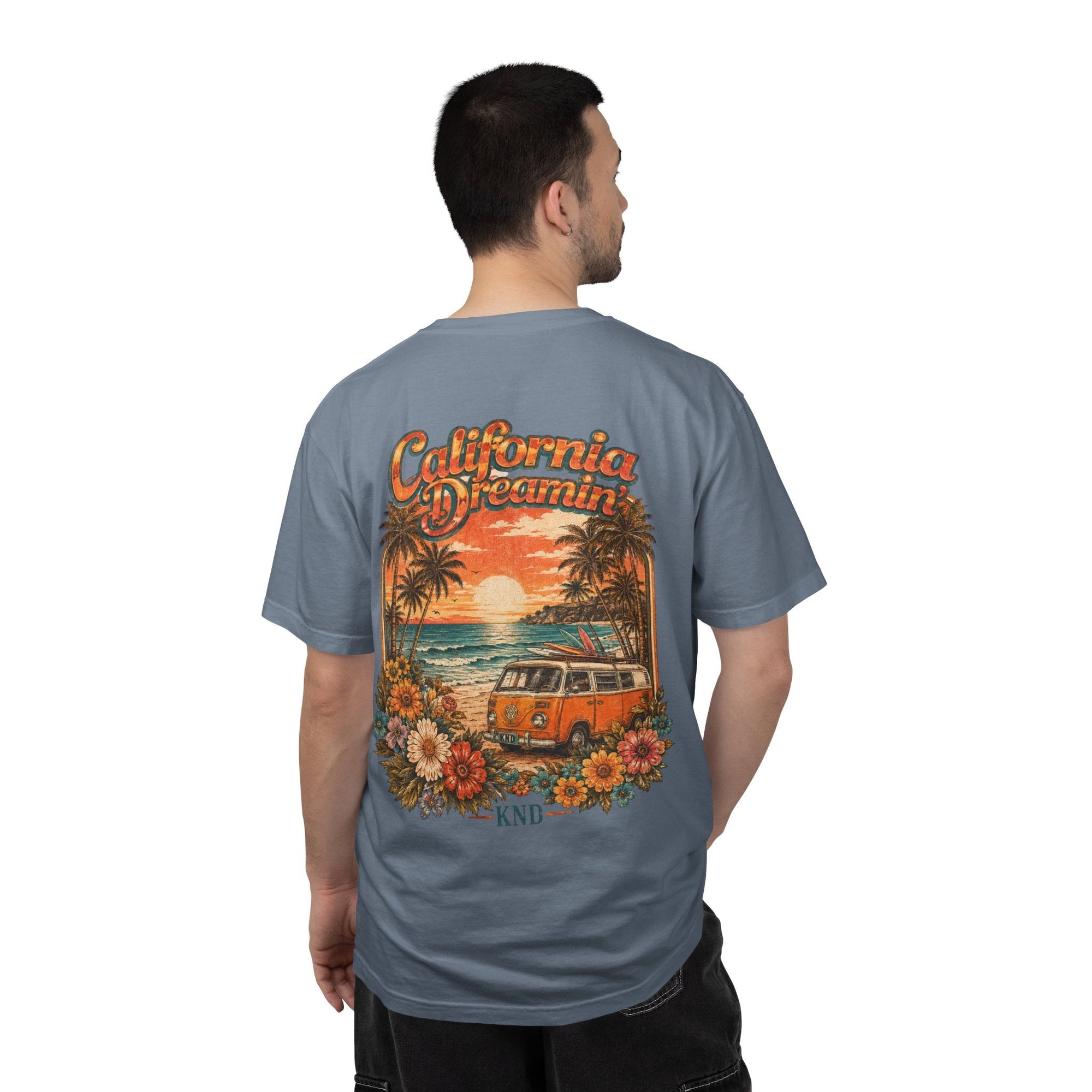 KND California Bloom Tee — Floral Sunset Graphic T-Shirt - KND Brand