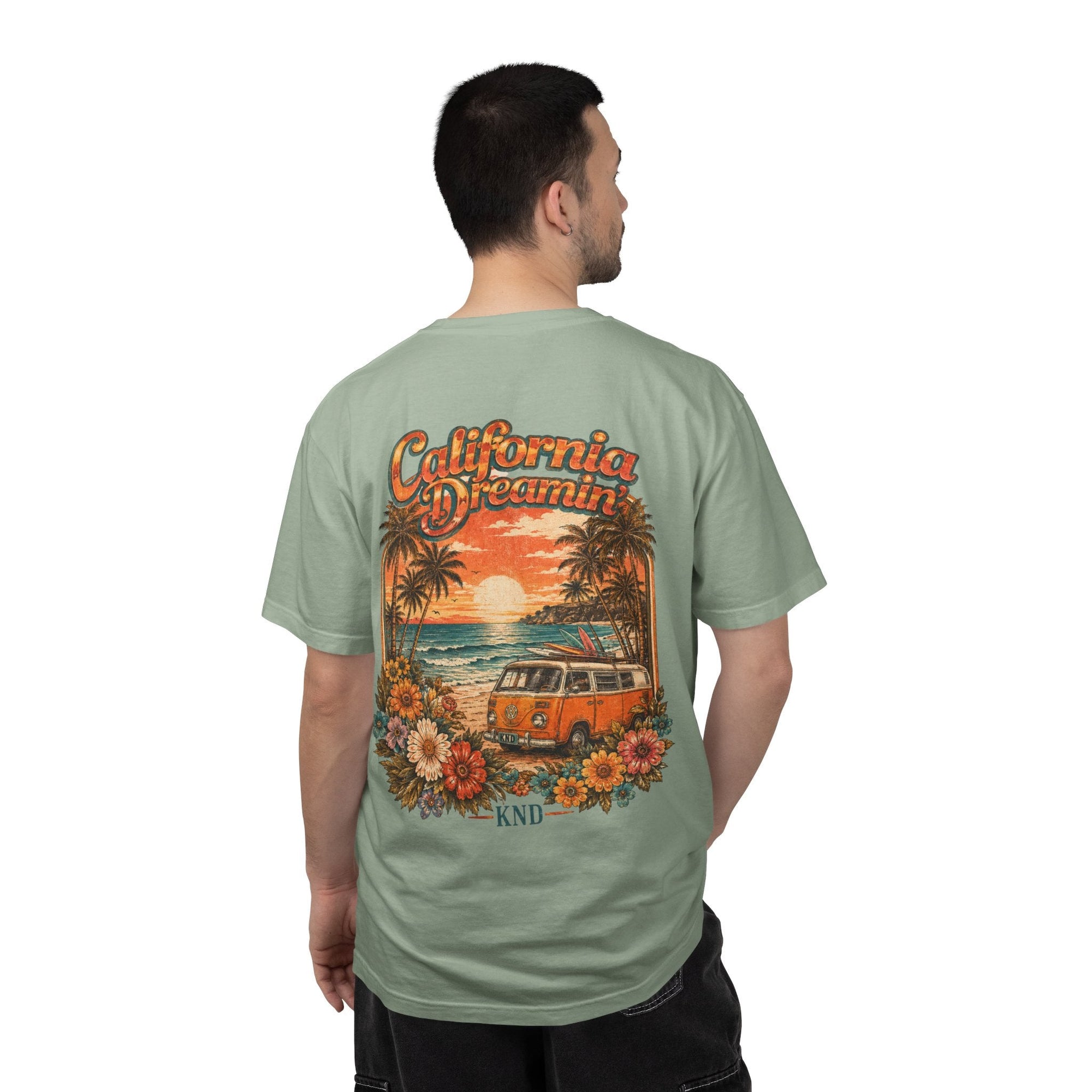 KND California Bloom Tee — relaxed unisex fit California floral T-shirt