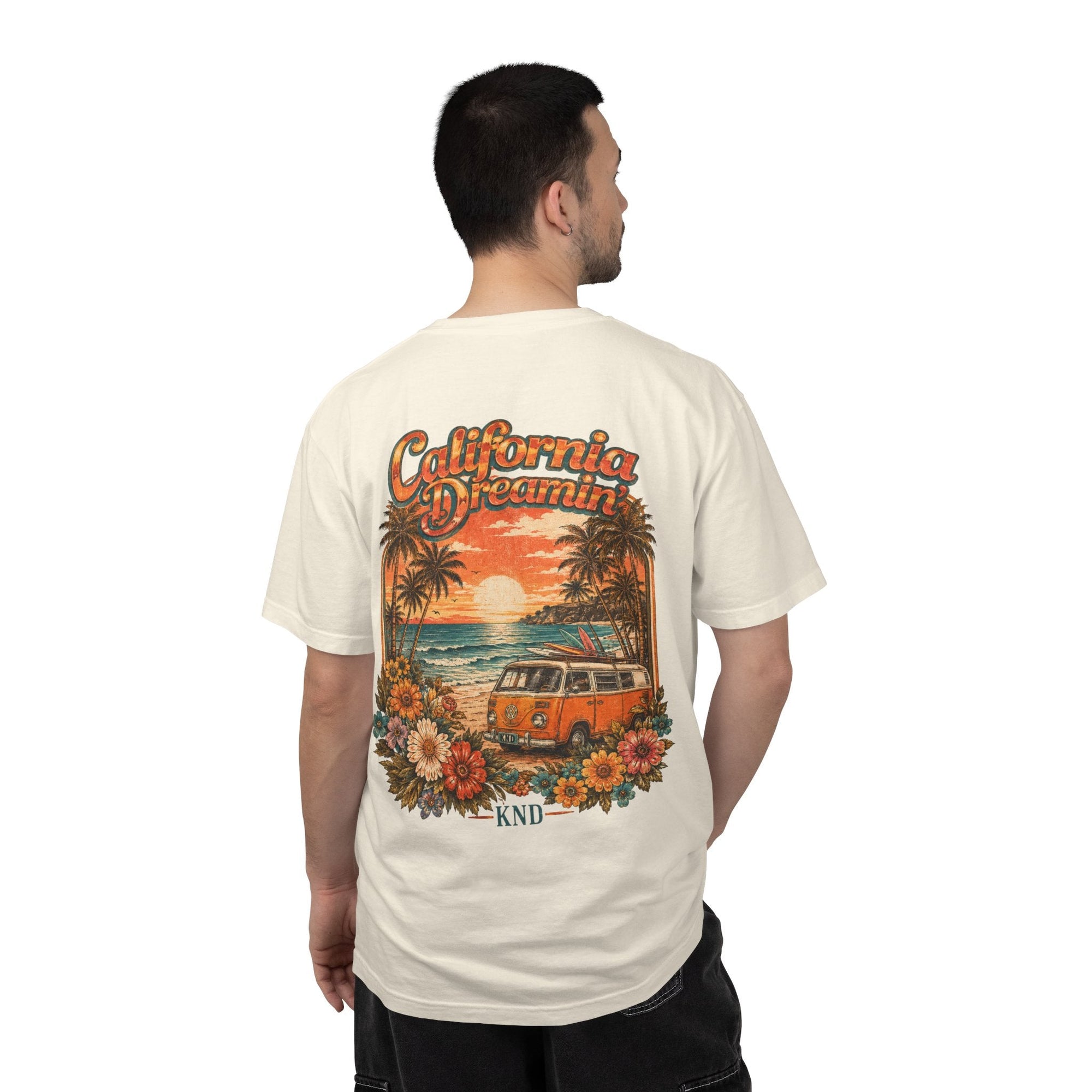 KND California Bloom Tee — flat lay product shot