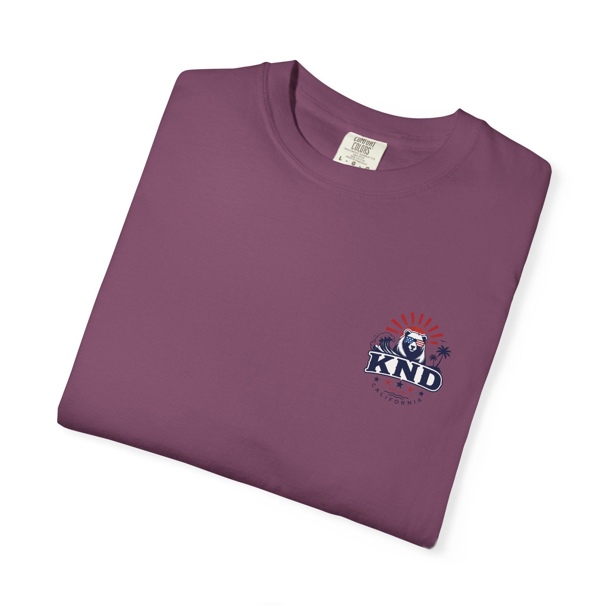 KND California Independence Surf Bear T-Shirt - KND Brand