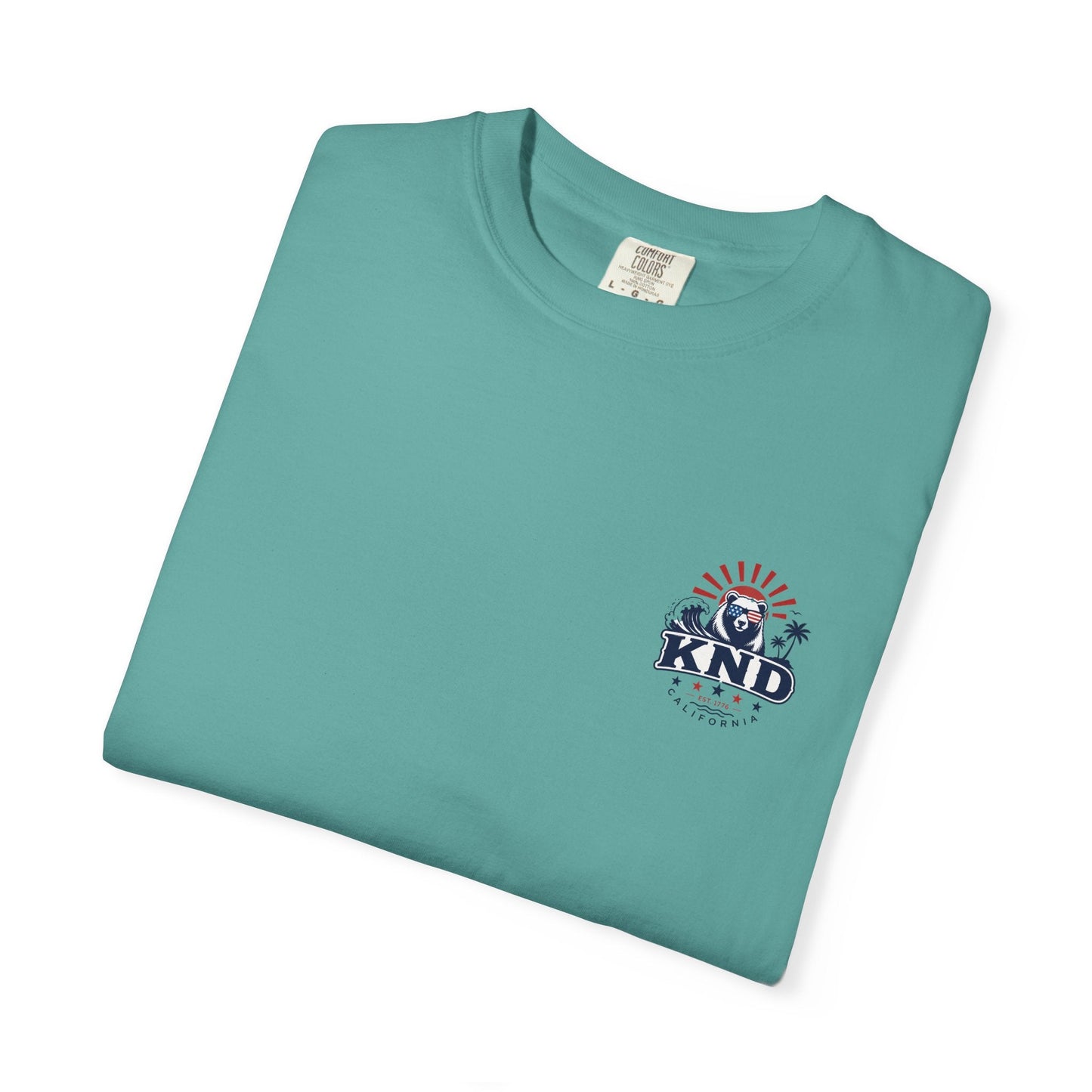 KND California Independence Surf Bear T-Shirt - KND Brand