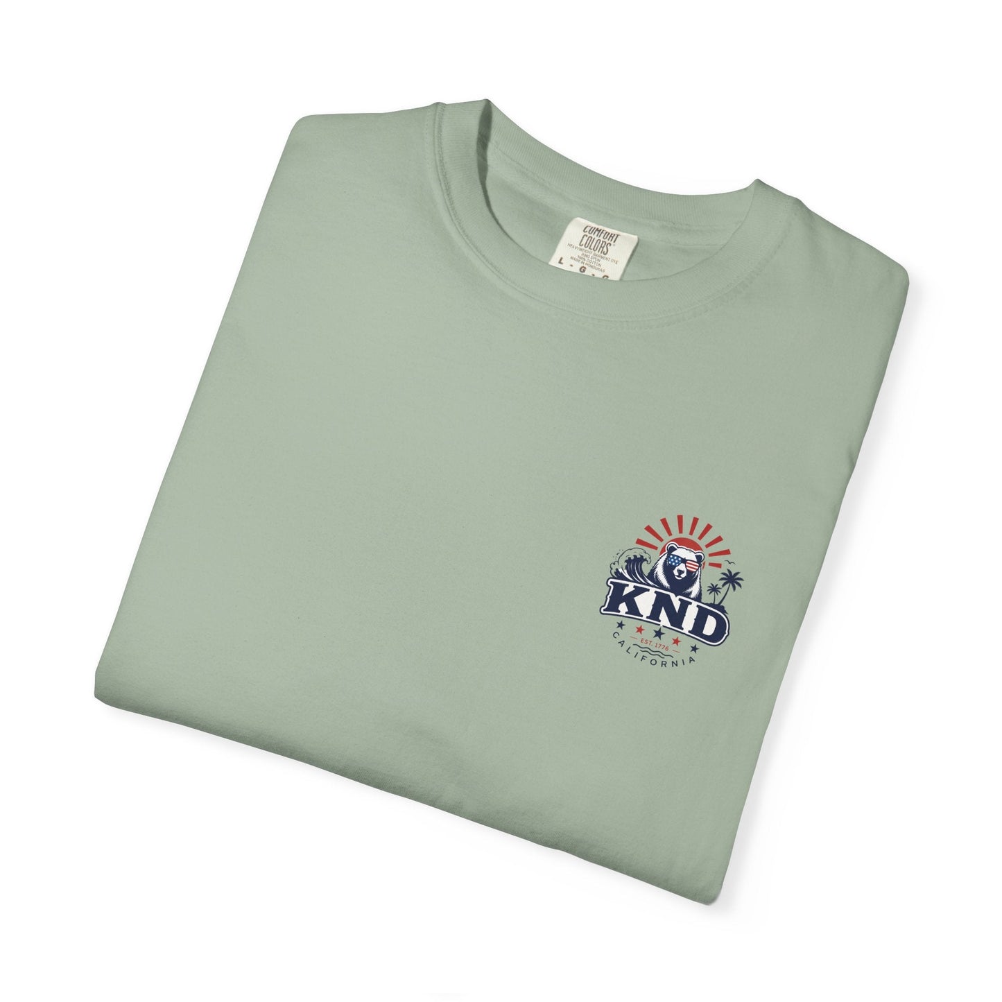KND California Independence Surf Bear T-Shirt - KND Brand