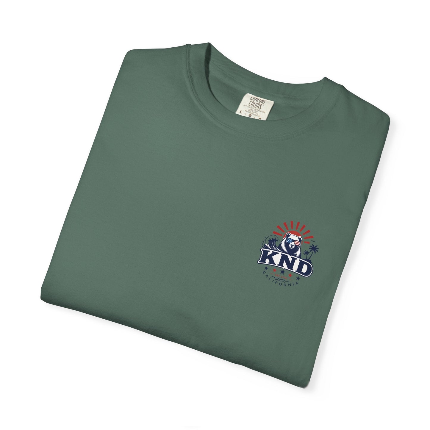 KND California Independence Surf Bear T-Shirt - KND Brand