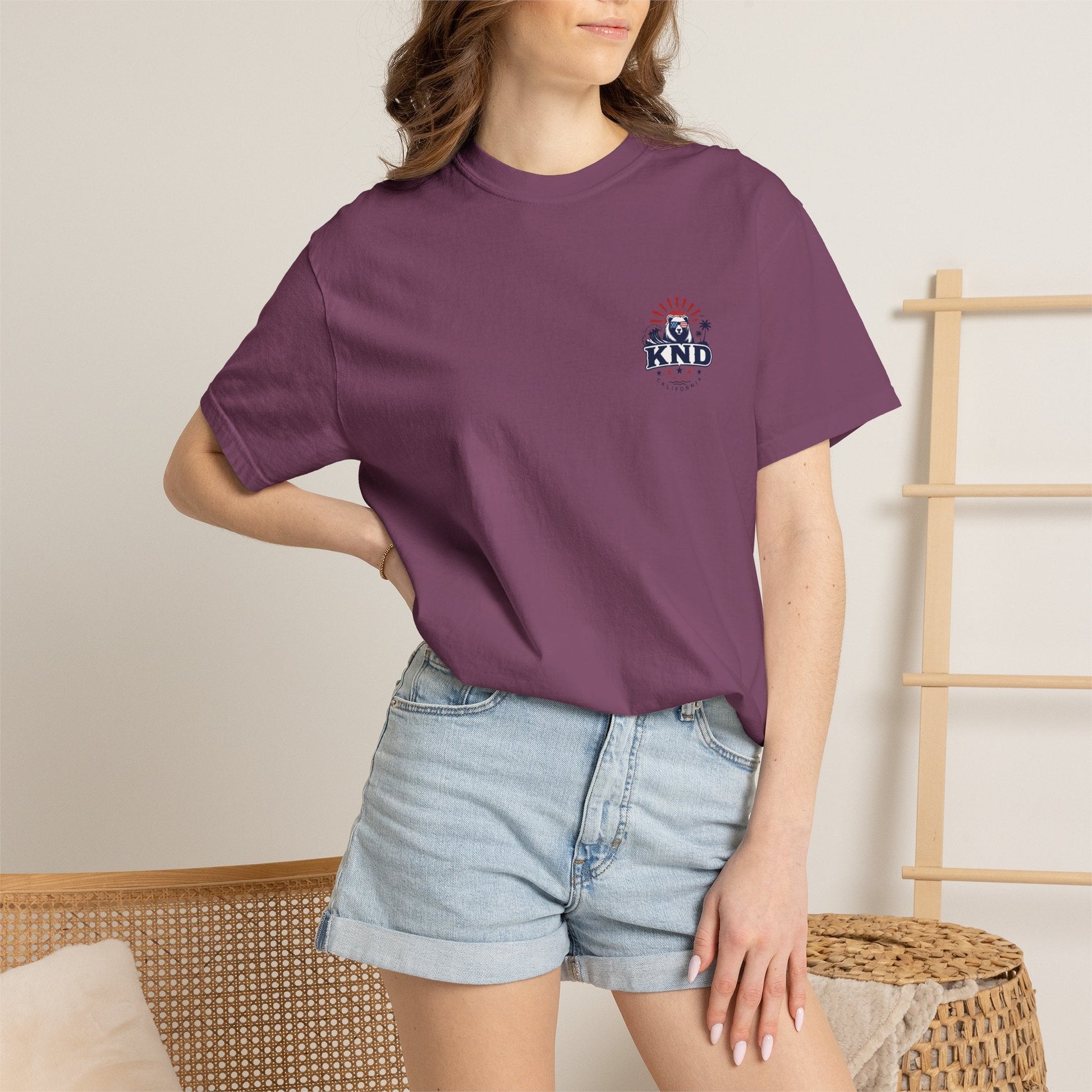 KND California Independence Surf Bear T-Shirt - KND Brand