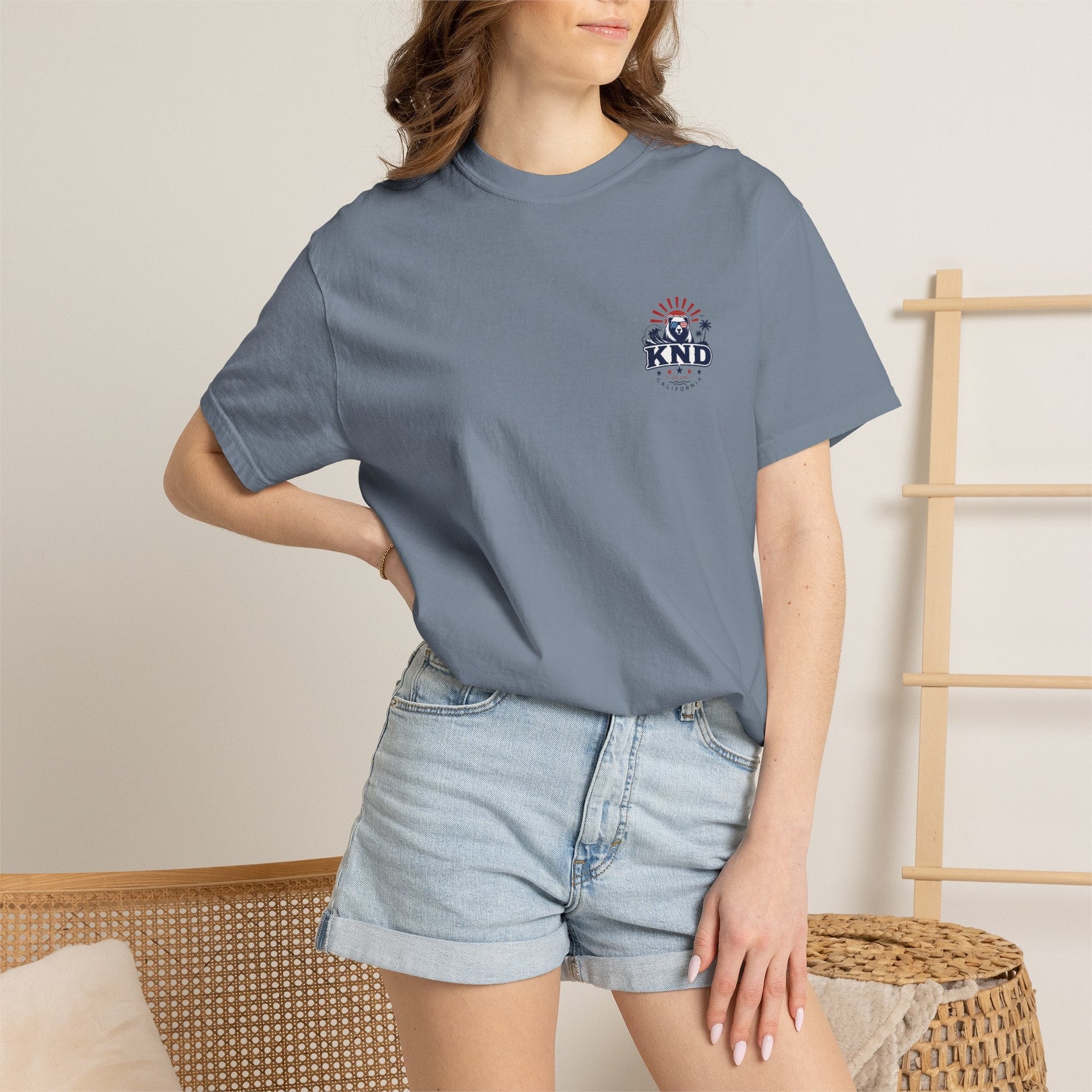 KND California Independence Surf Bear T-Shirt - KND Brand