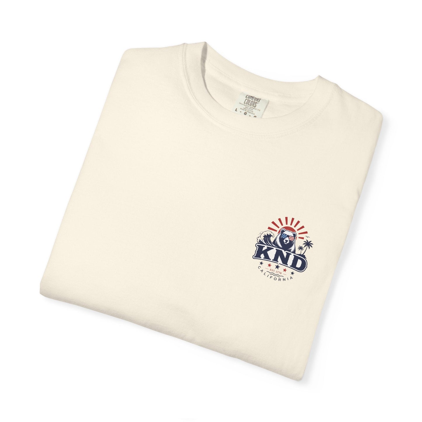 KND California Independence Surf Bear T-Shirt - KND Brand