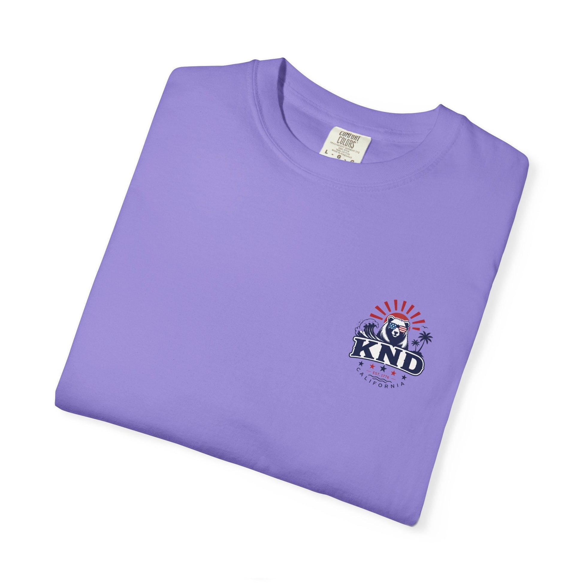 KND California Independence Surf Bear T-Shirt - KND Brand