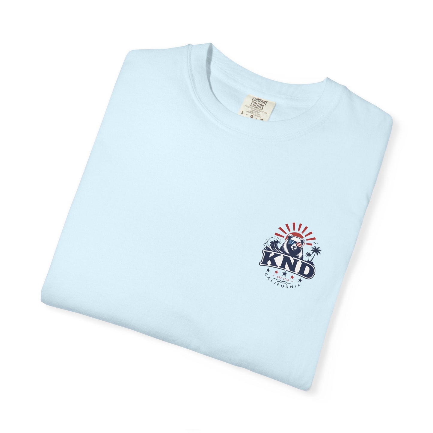 KND California Independence Surf Bear T-Shirt - KND Brand