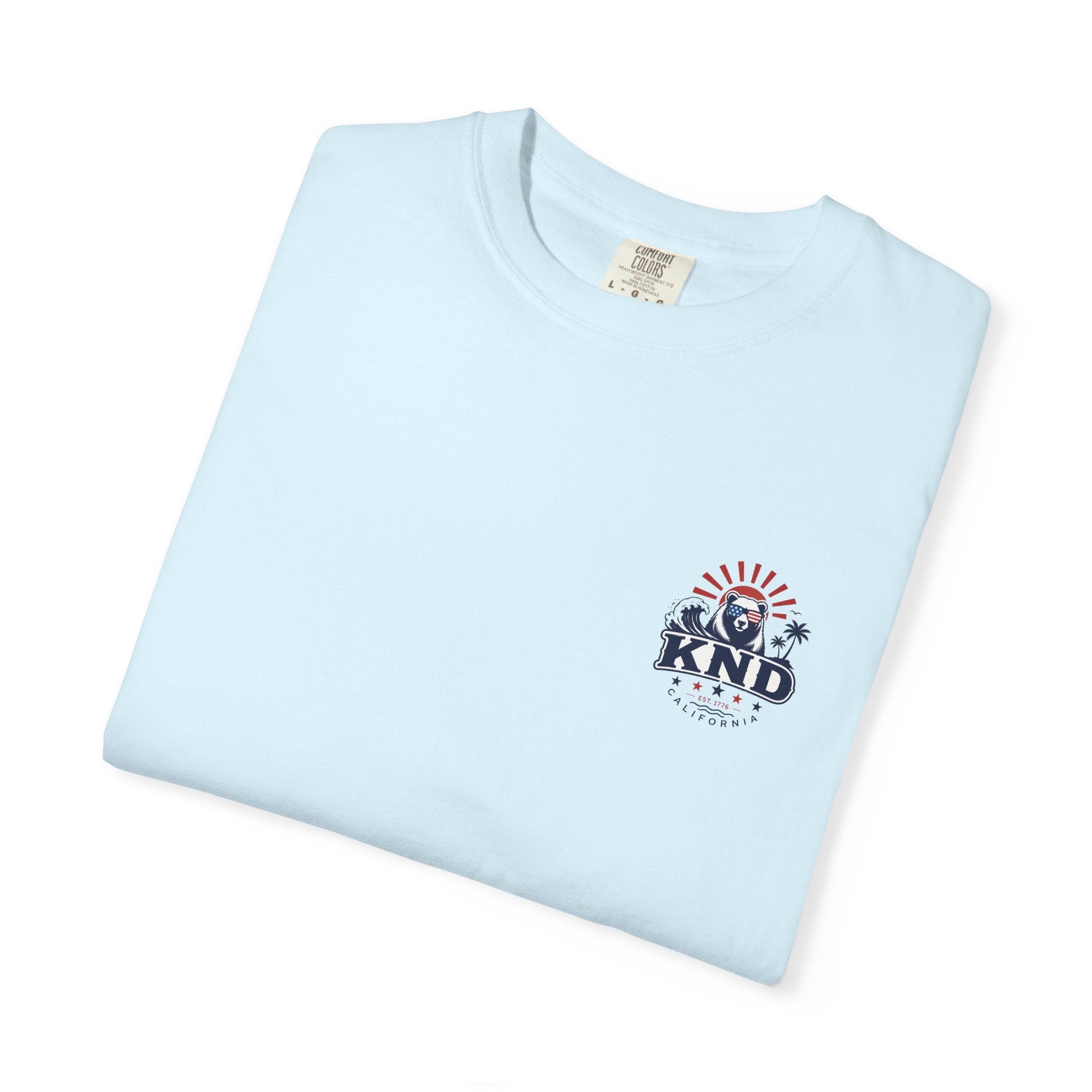 KND California Independence Surf Bear T-Shirt - KND Brand