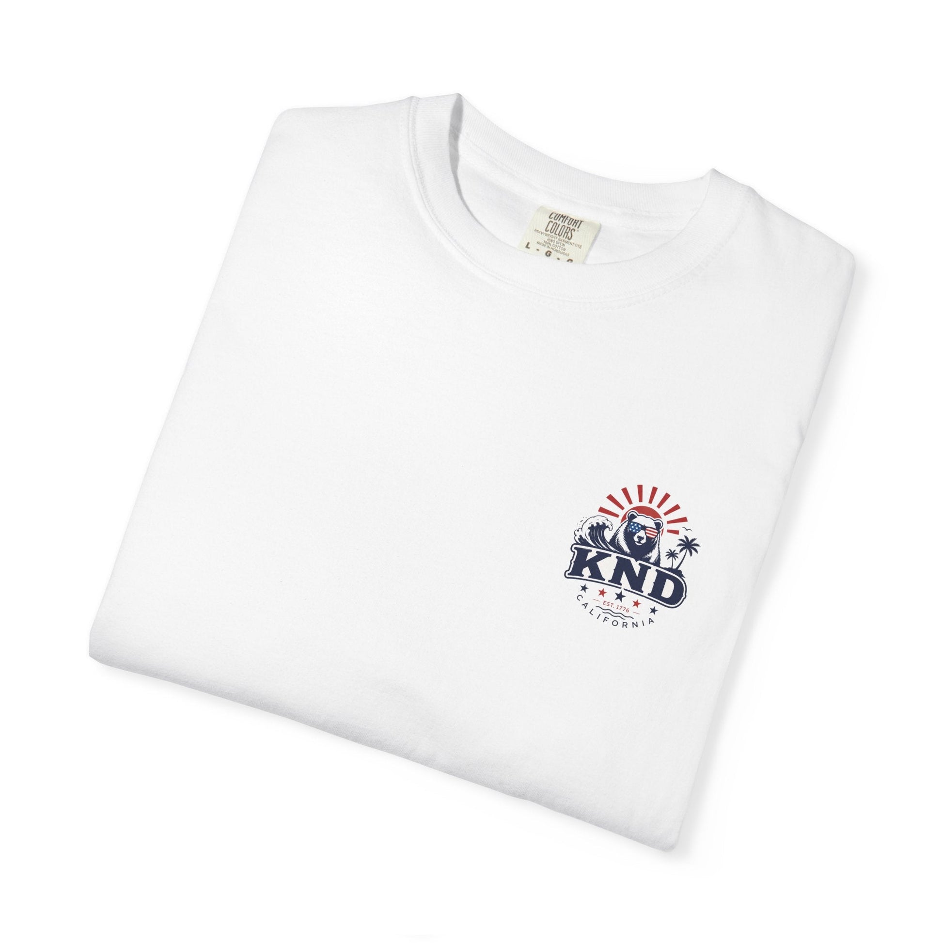 KND California Independence Surf Bear T-Shirt - KND Brand