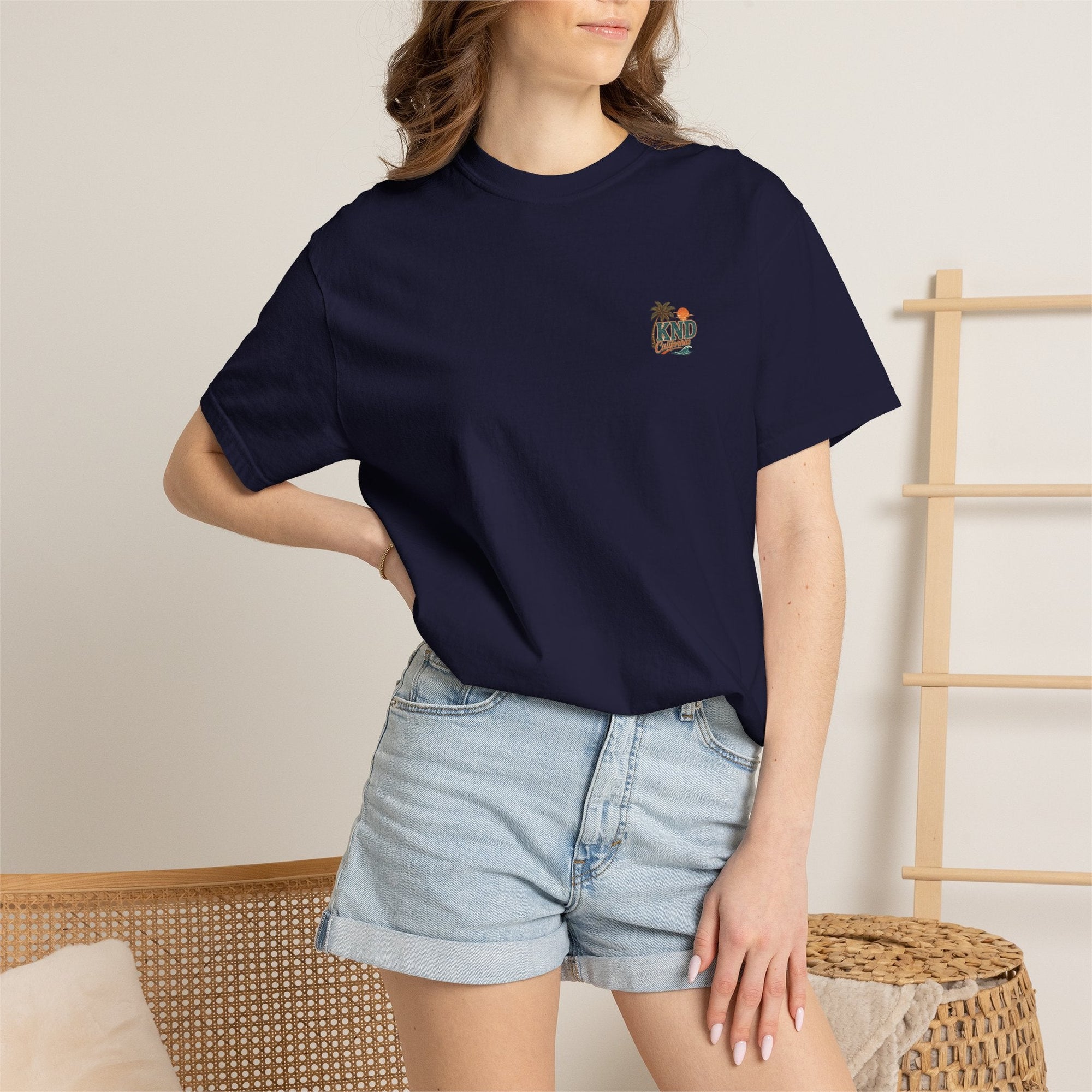 KND California Surf Bear Garment-Dyed T-Shirt - KND Brand