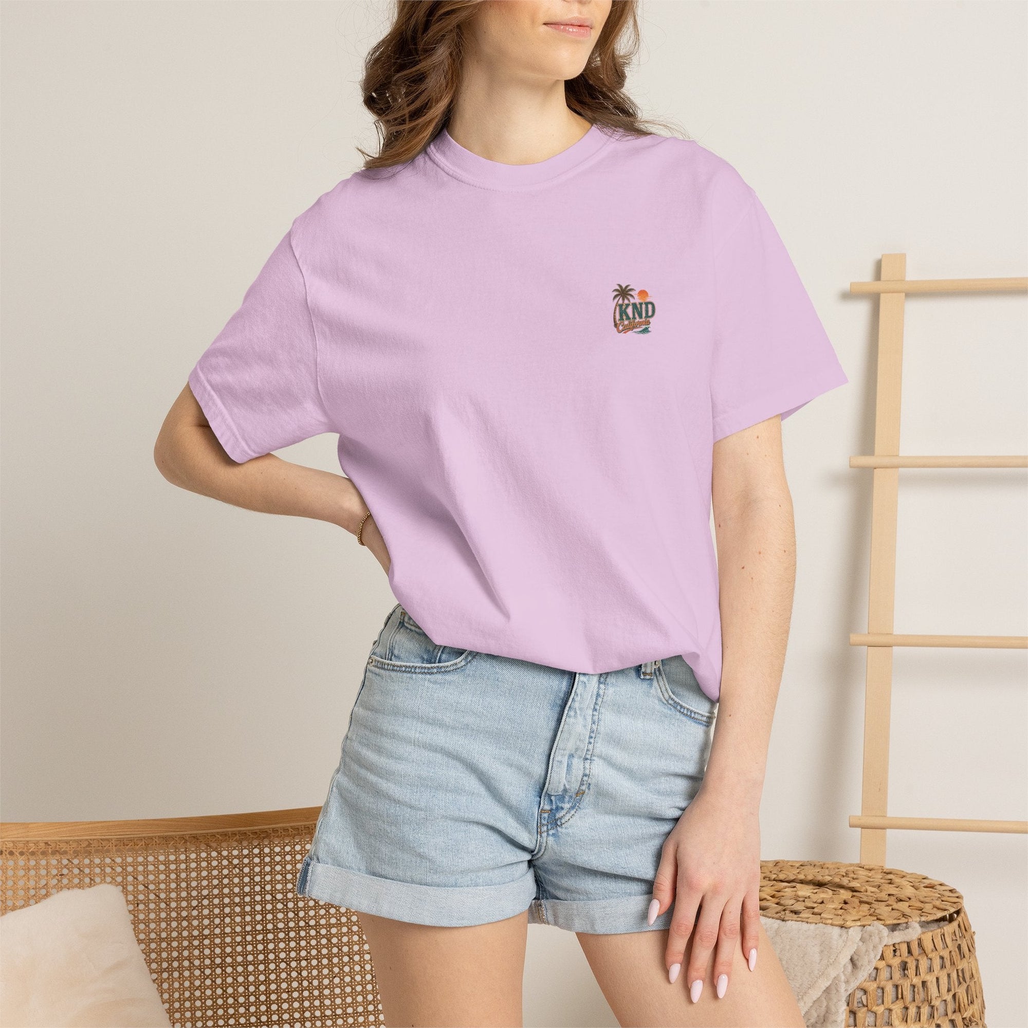 KND California Surf Bear Garment-Dyed T-Shirt - KND Brand