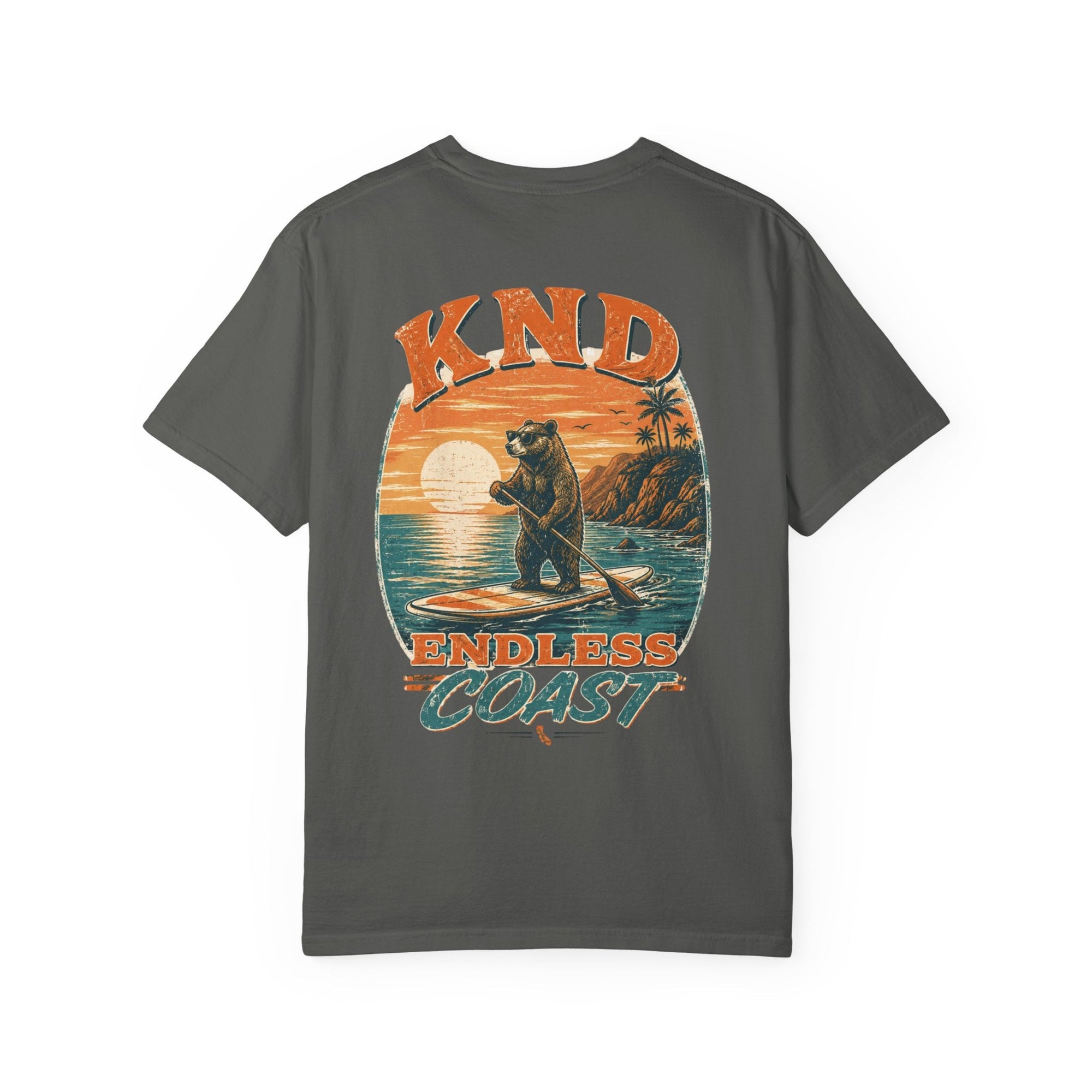 KND California Surf Bear Garment-Dyed T-Shirt - KND Brand