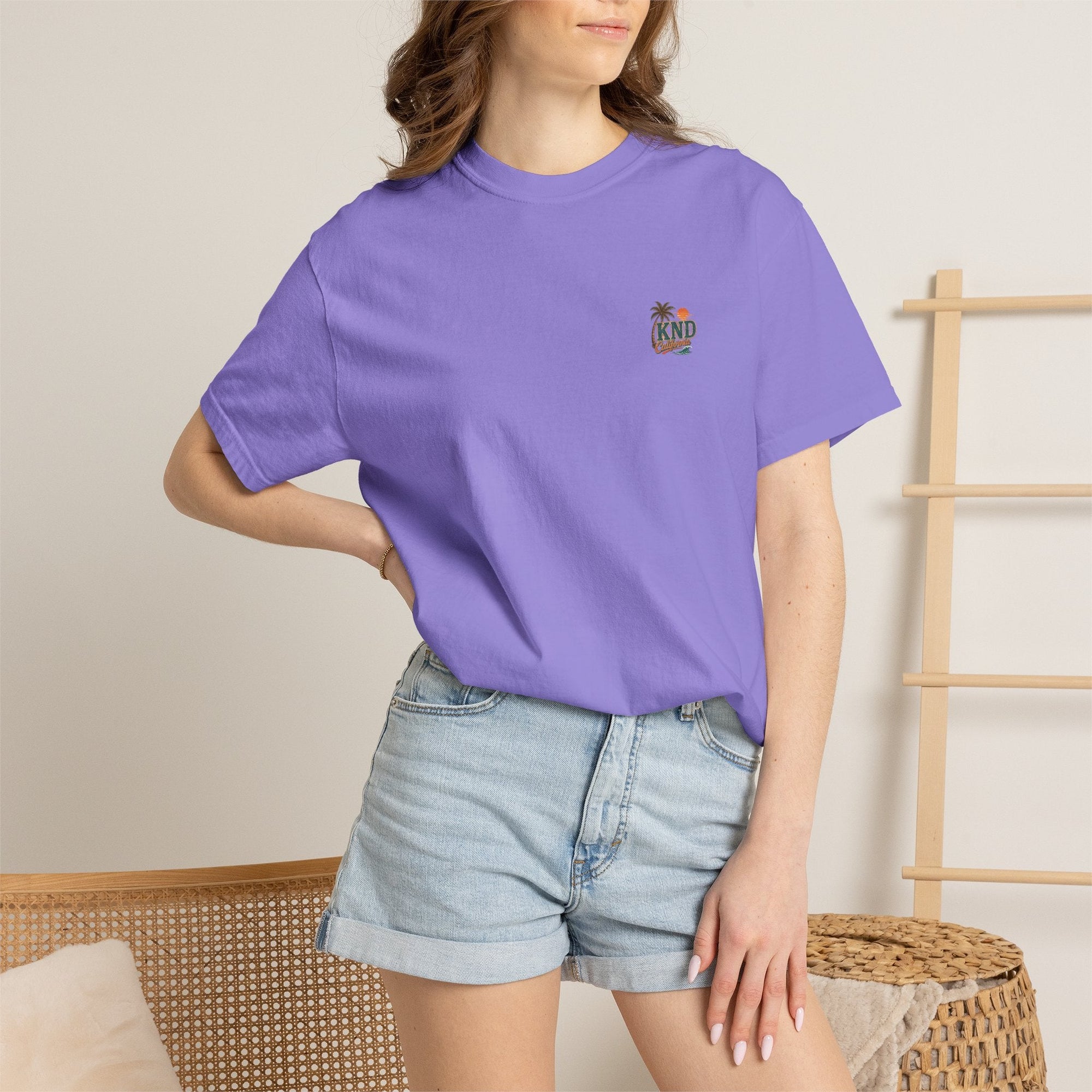 KND California Surf Bear Garment-Dyed T-Shirt - KND Brand