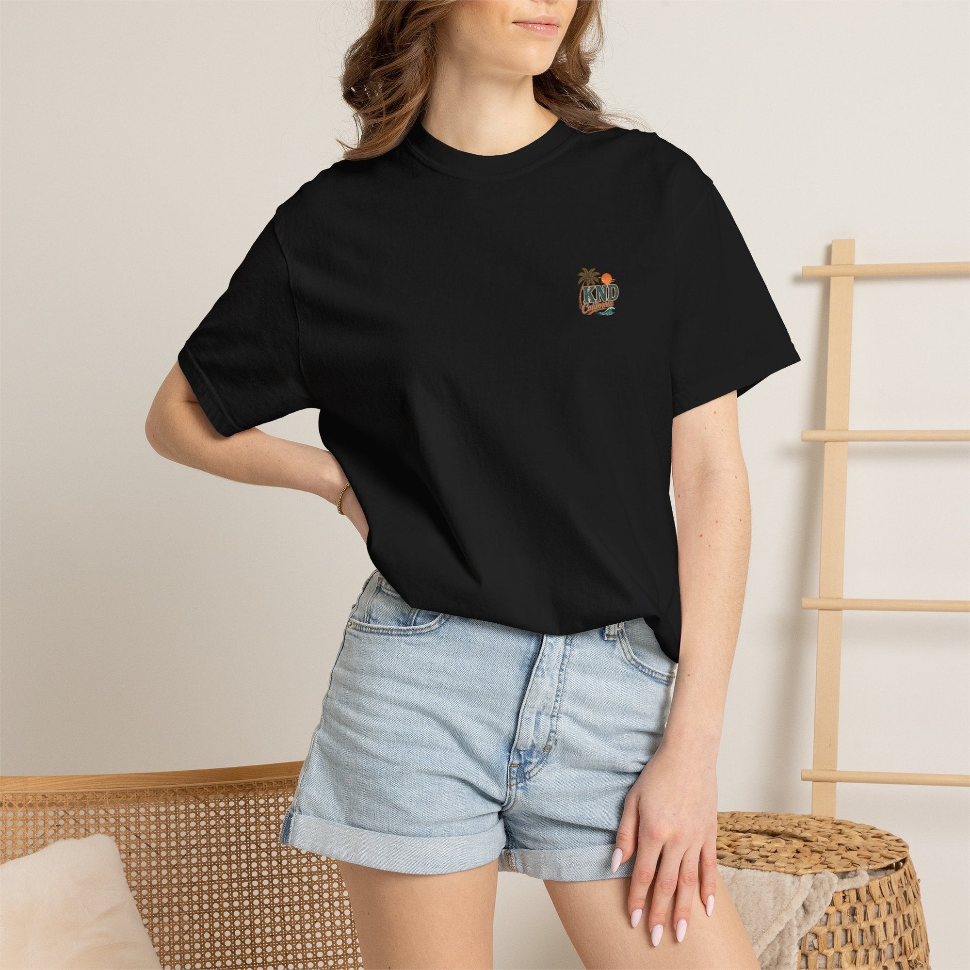 KND California Surf Bear Garment-Dyed T-Shirt - KND Brand