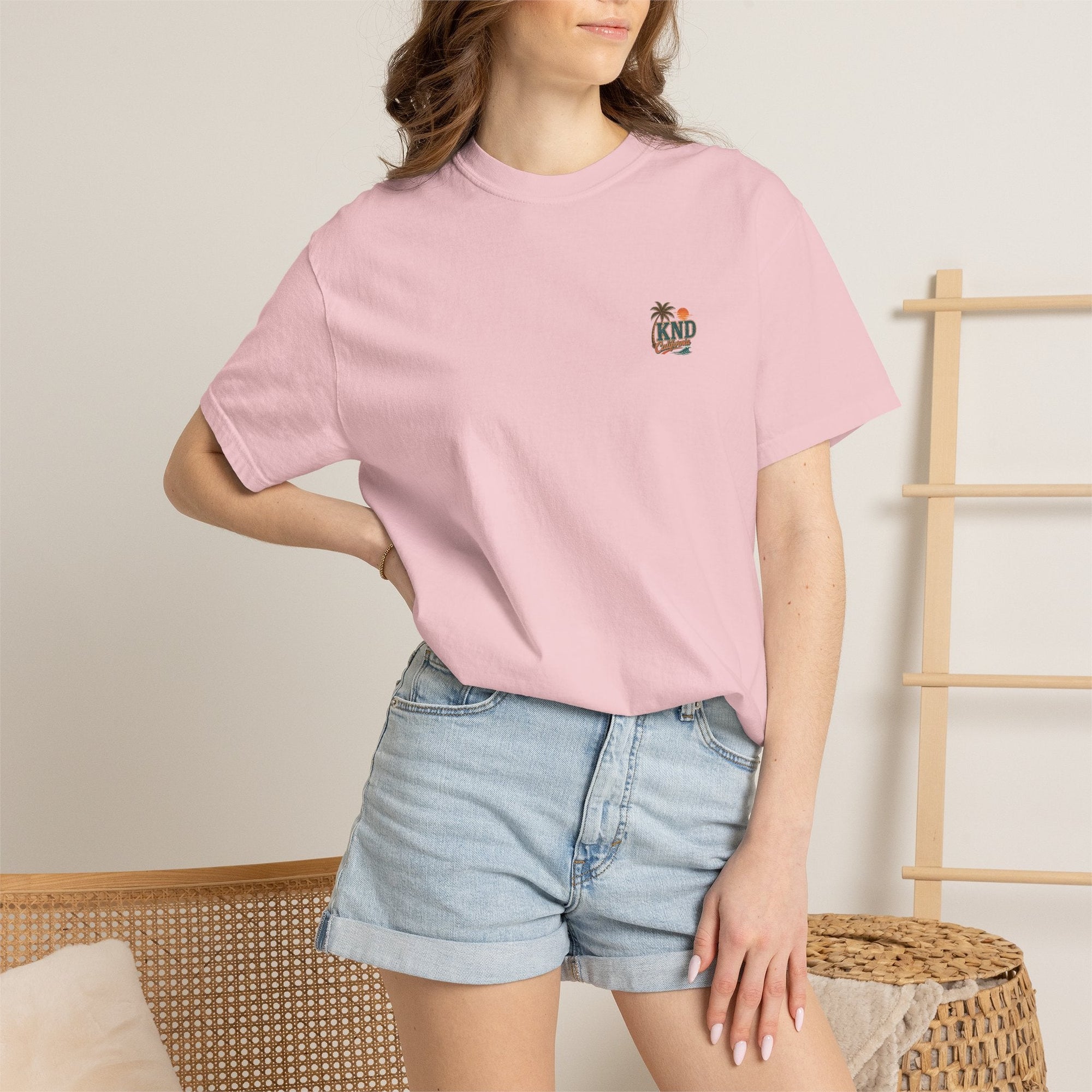 KND California Surf Bear Garment-Dyed T-Shirt - KND Brand