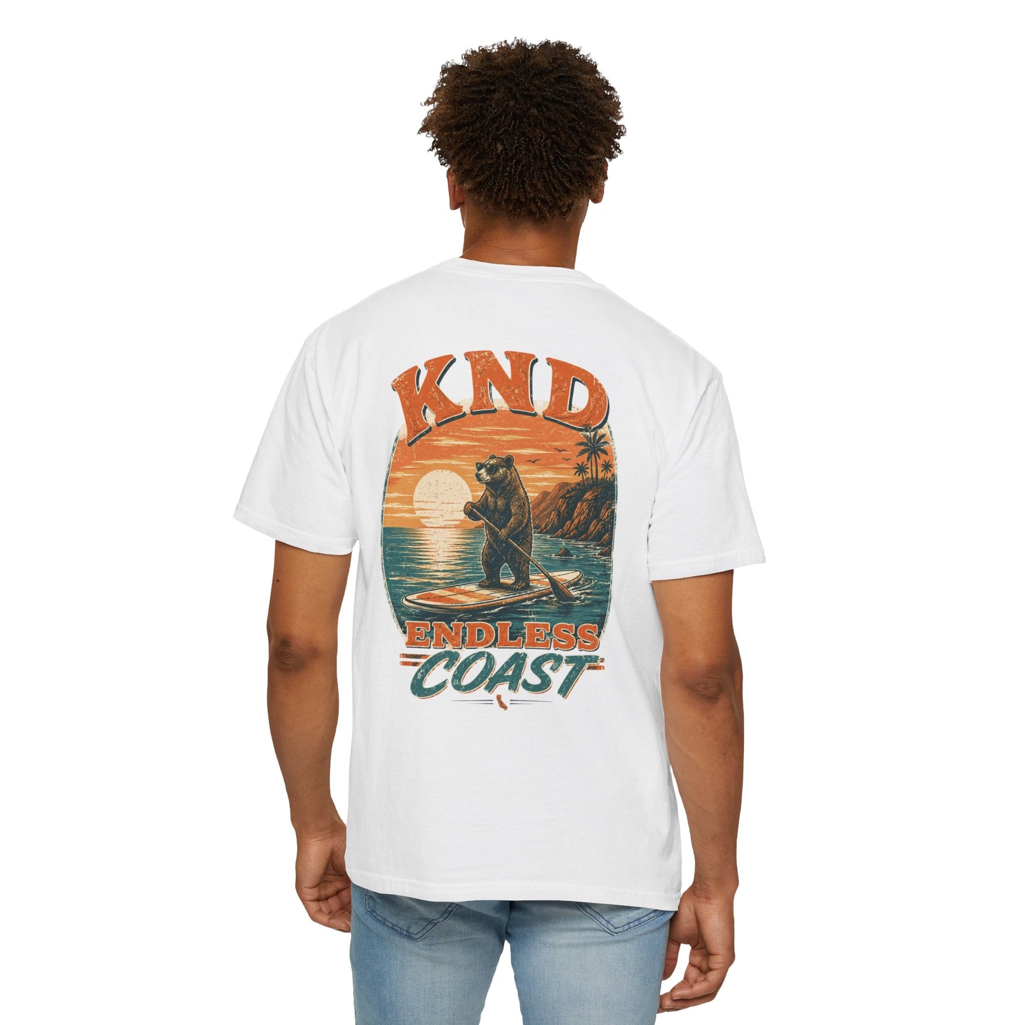 KND California Surf Bear Tee — Blue Jean colorway