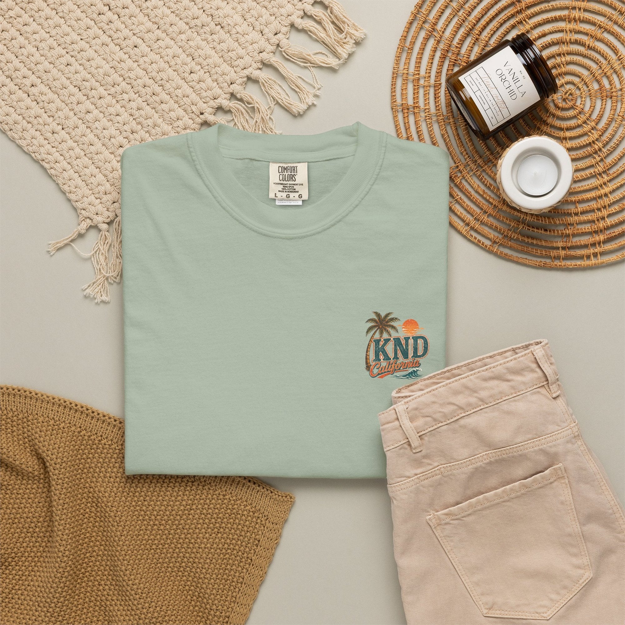 KND California Surf Bear Tee — relaxed unisex fit California surf T-shirt