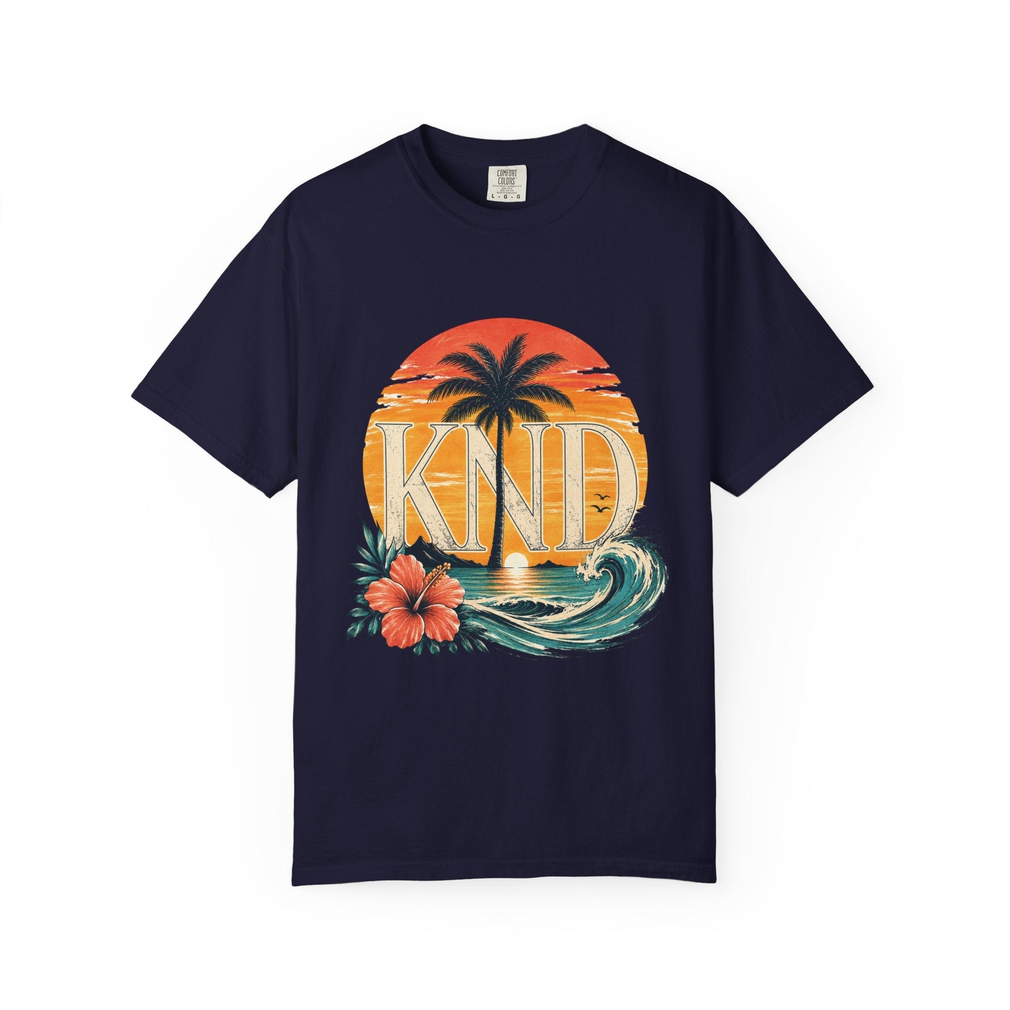 KND Classic garment-dyed graphic T-shirt - KND Brand