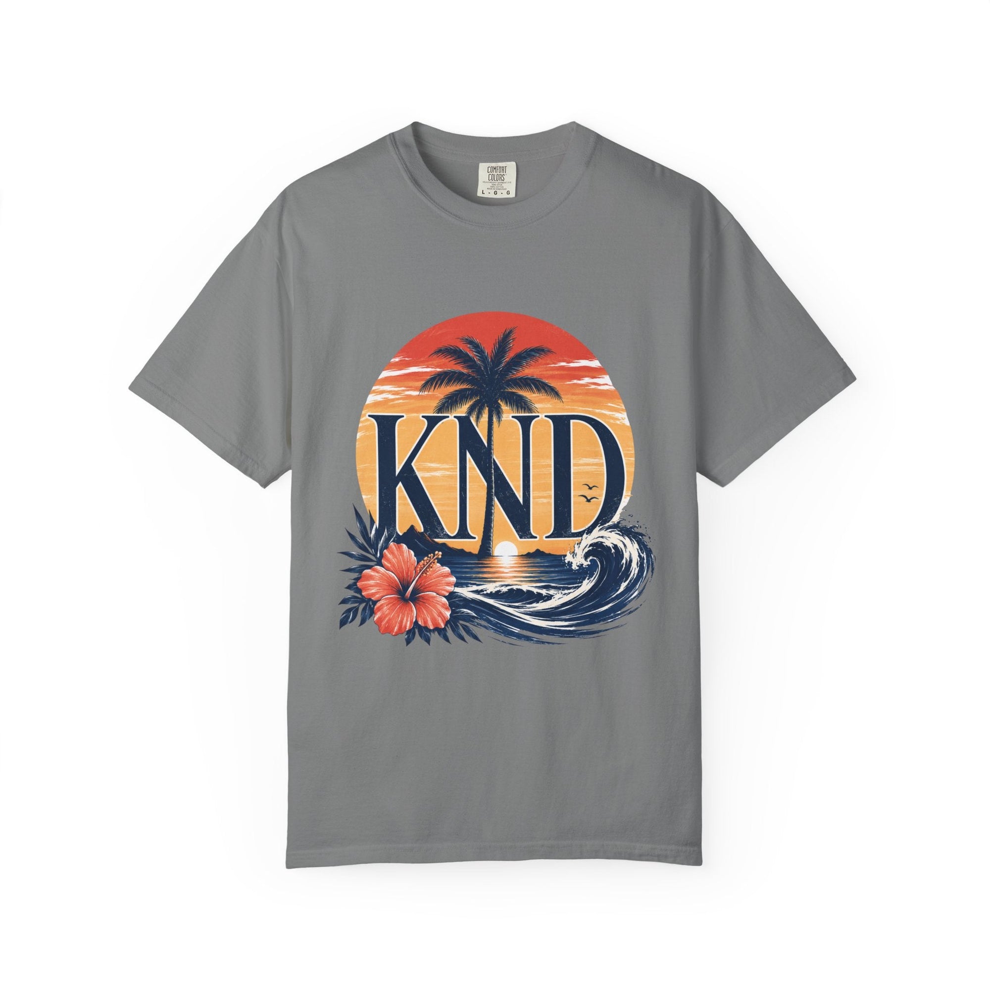 KND Classic garment-dyed graphic T-shirt - KND Brand