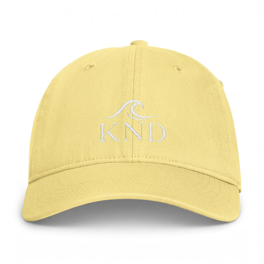 KND Coastal Washed Cap – KND Wave Embroidered Beach Hat - KND Brand