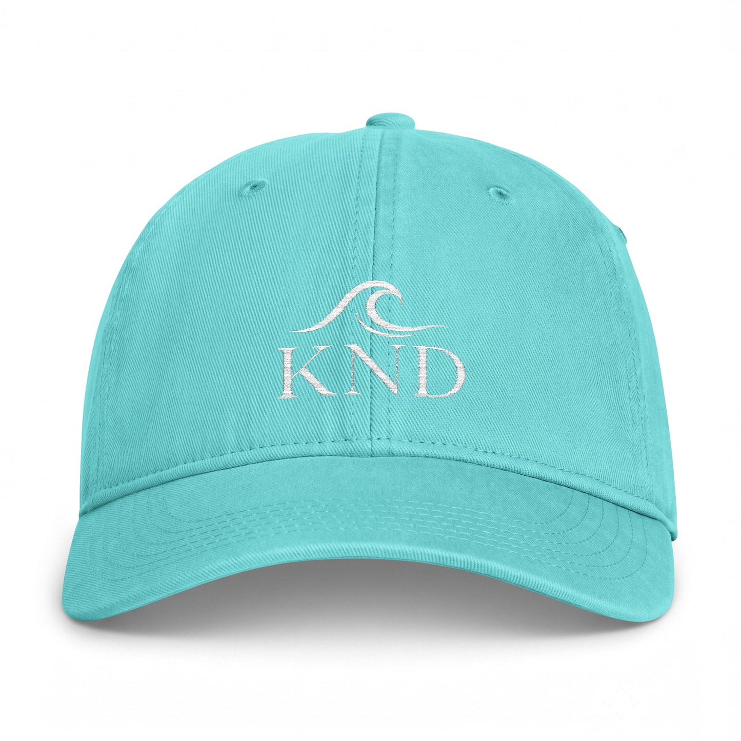 KND Coastal Washed Cap – KND Wave Embroidered Beach Hat - KND Brand