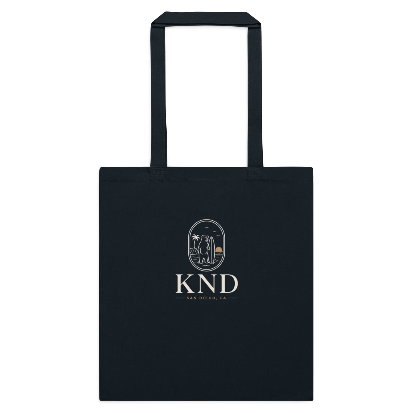 KND Cotton Tote Bag | Burgundy Everyday Canvas Shopping Bag - KND Brand
