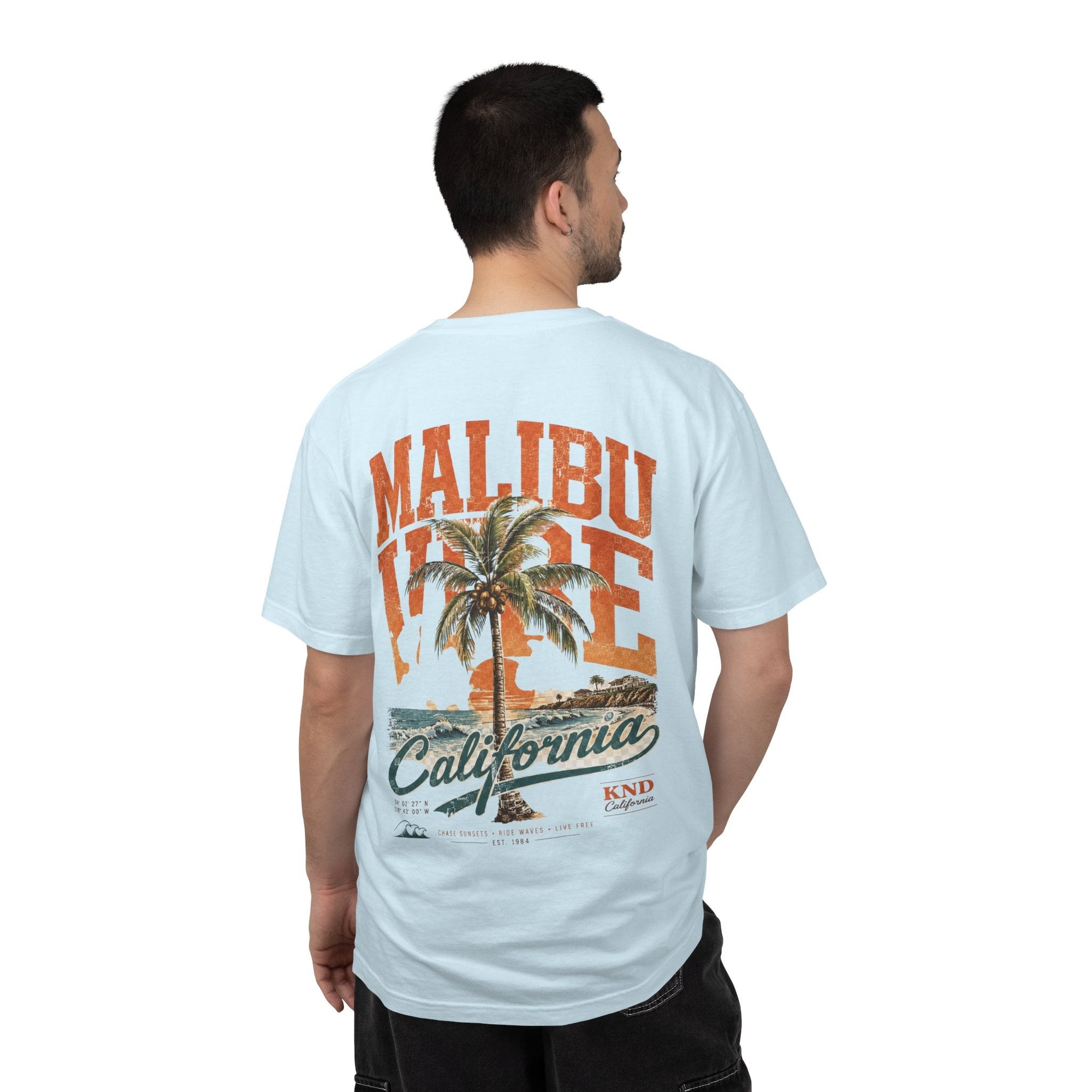 KND Malibu Life Tee — fabric texture close-up