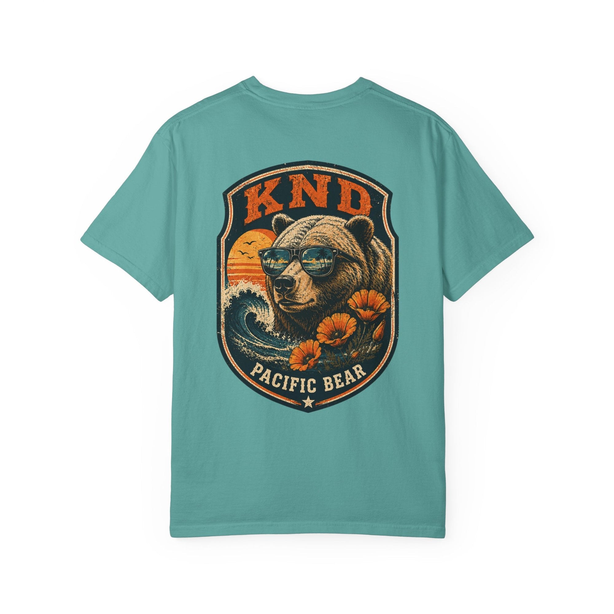 KND Pacific Bear Garment-Dyed T-Shirt - KND Brand