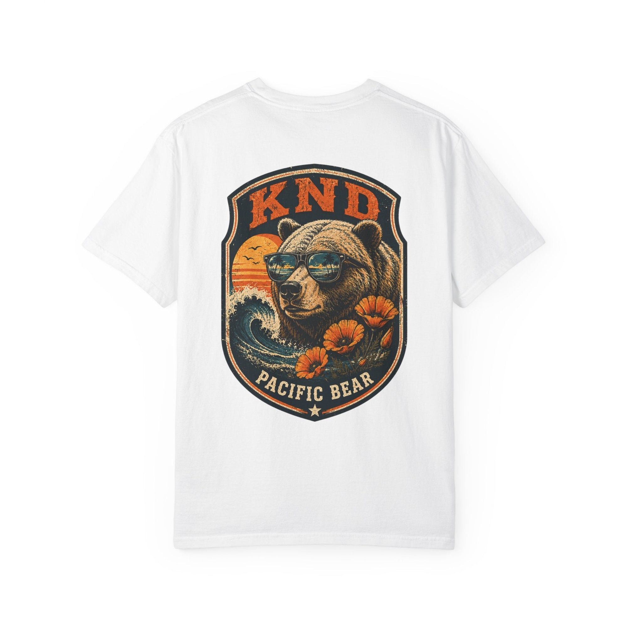 KND Pacific Bear Garment-Dyed T-Shirt - KND Brand