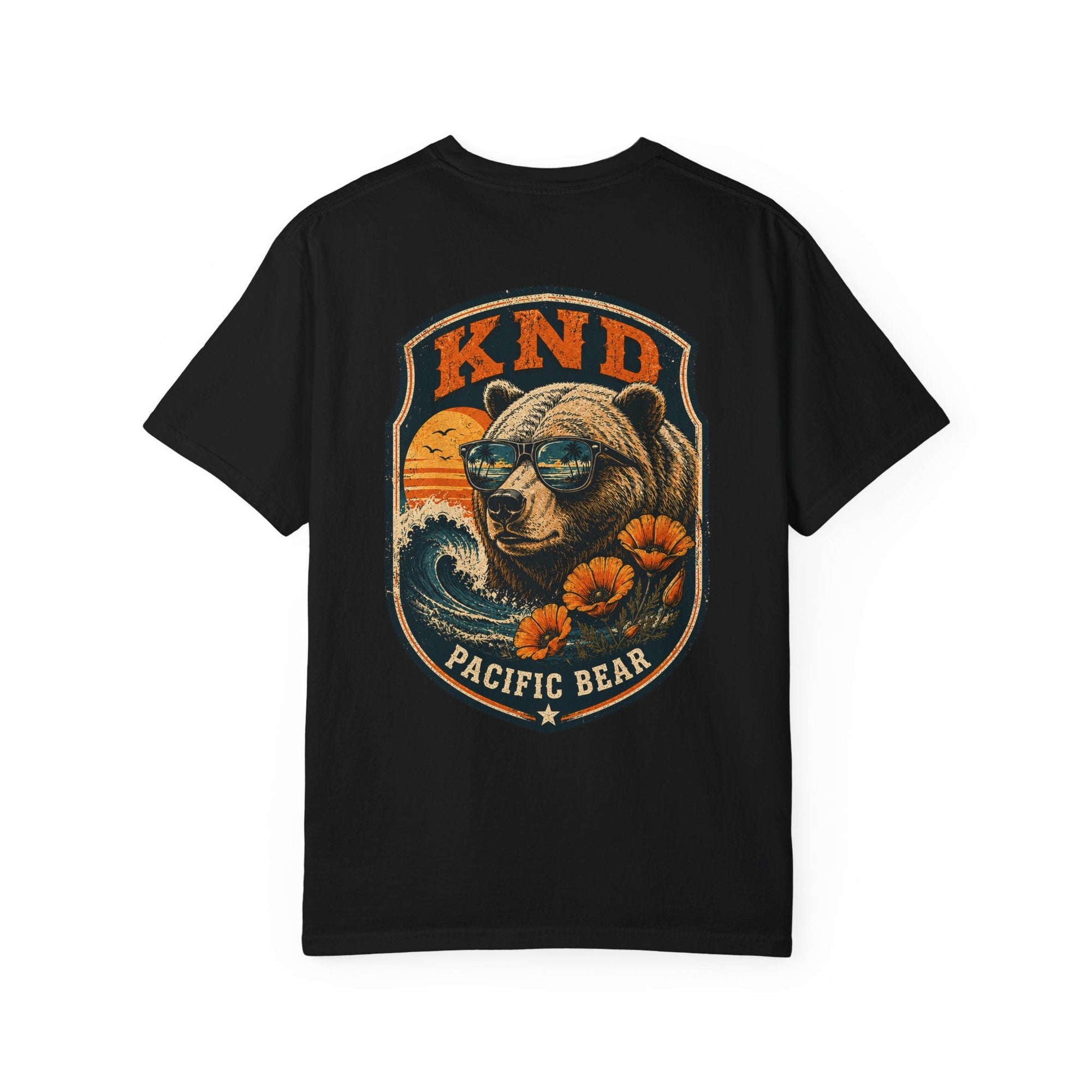 KND Pacific Bear Garment-Dyed T-Shirt - KND Brand