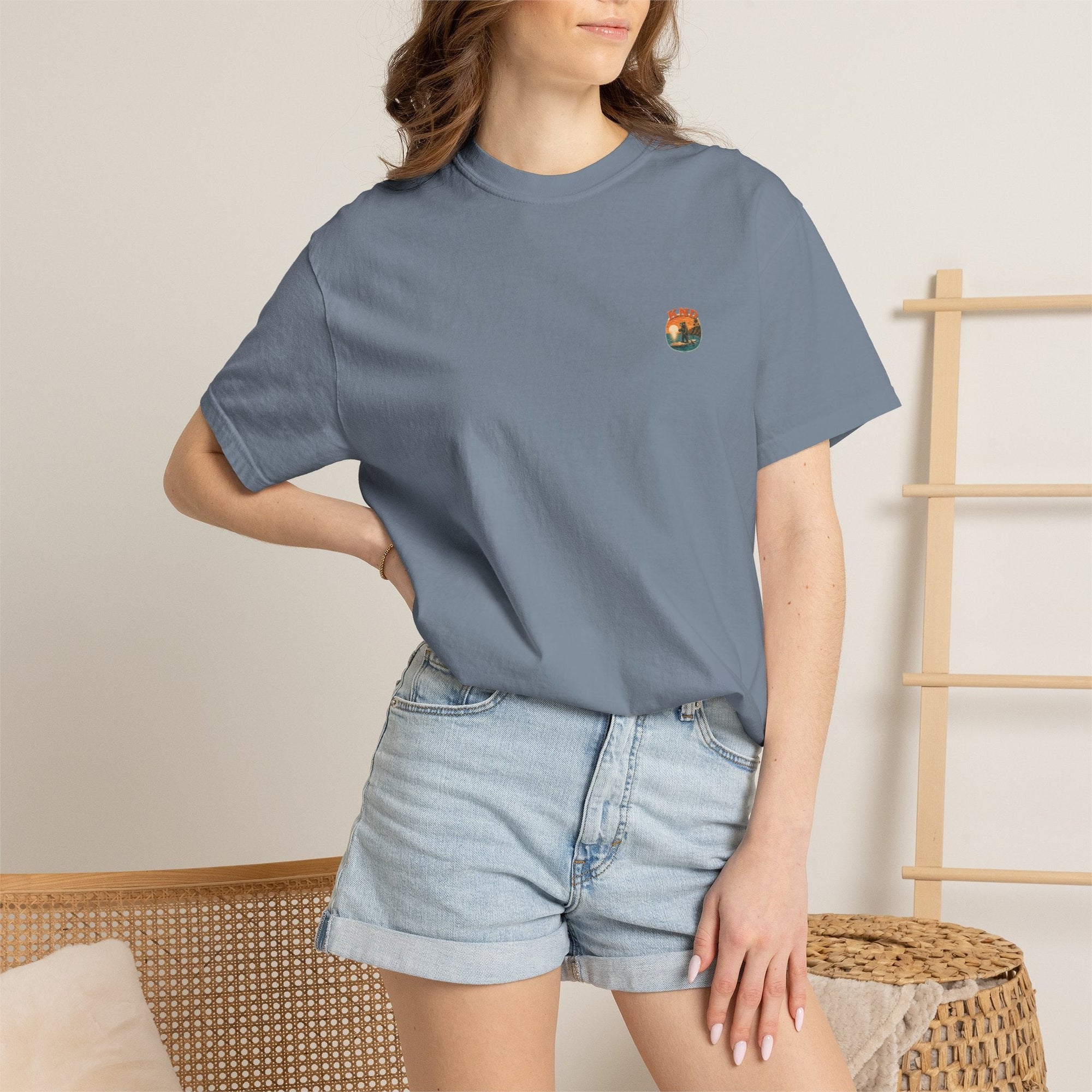 KND Pacific Bear Garment-Dyed T-Shirt - KND Brand