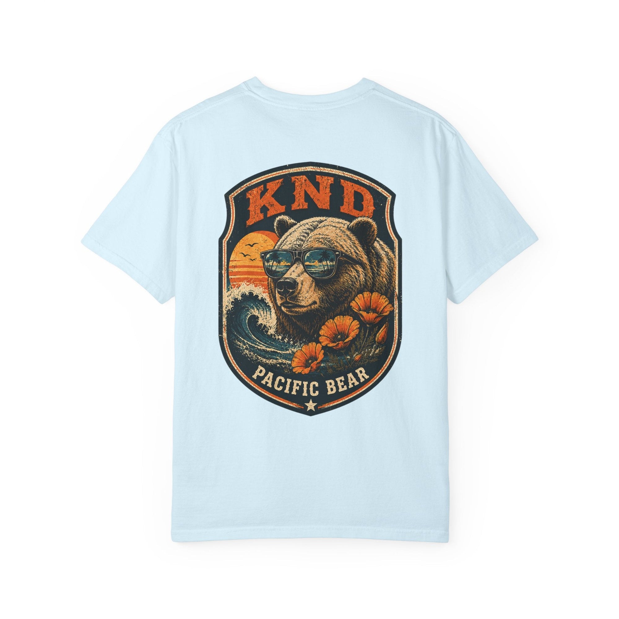 KND Pacific Bear Garment-Dyed T-Shirt - KND Brand