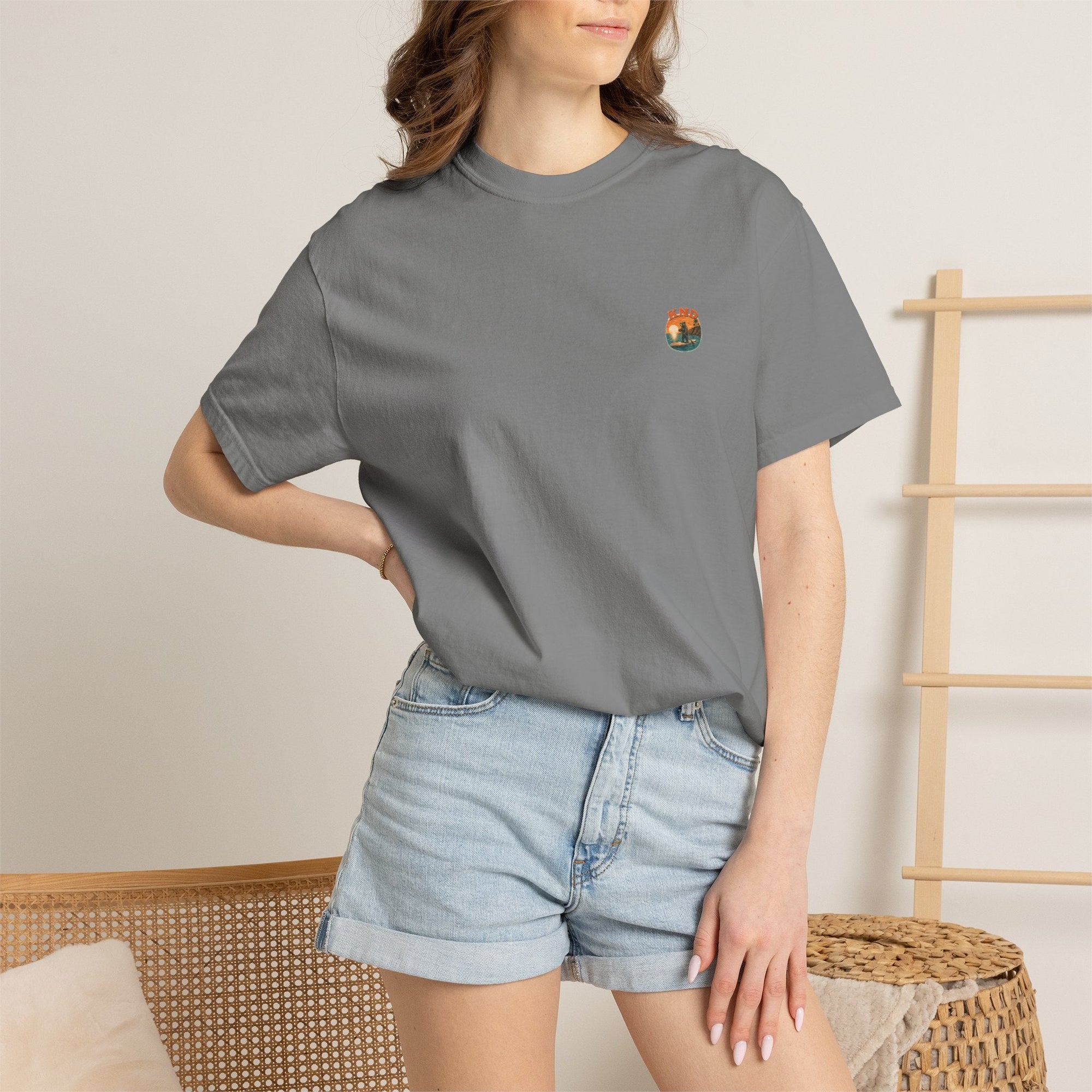 KND Pacific Bear Garment-Dyed T-Shirt - KND Brand