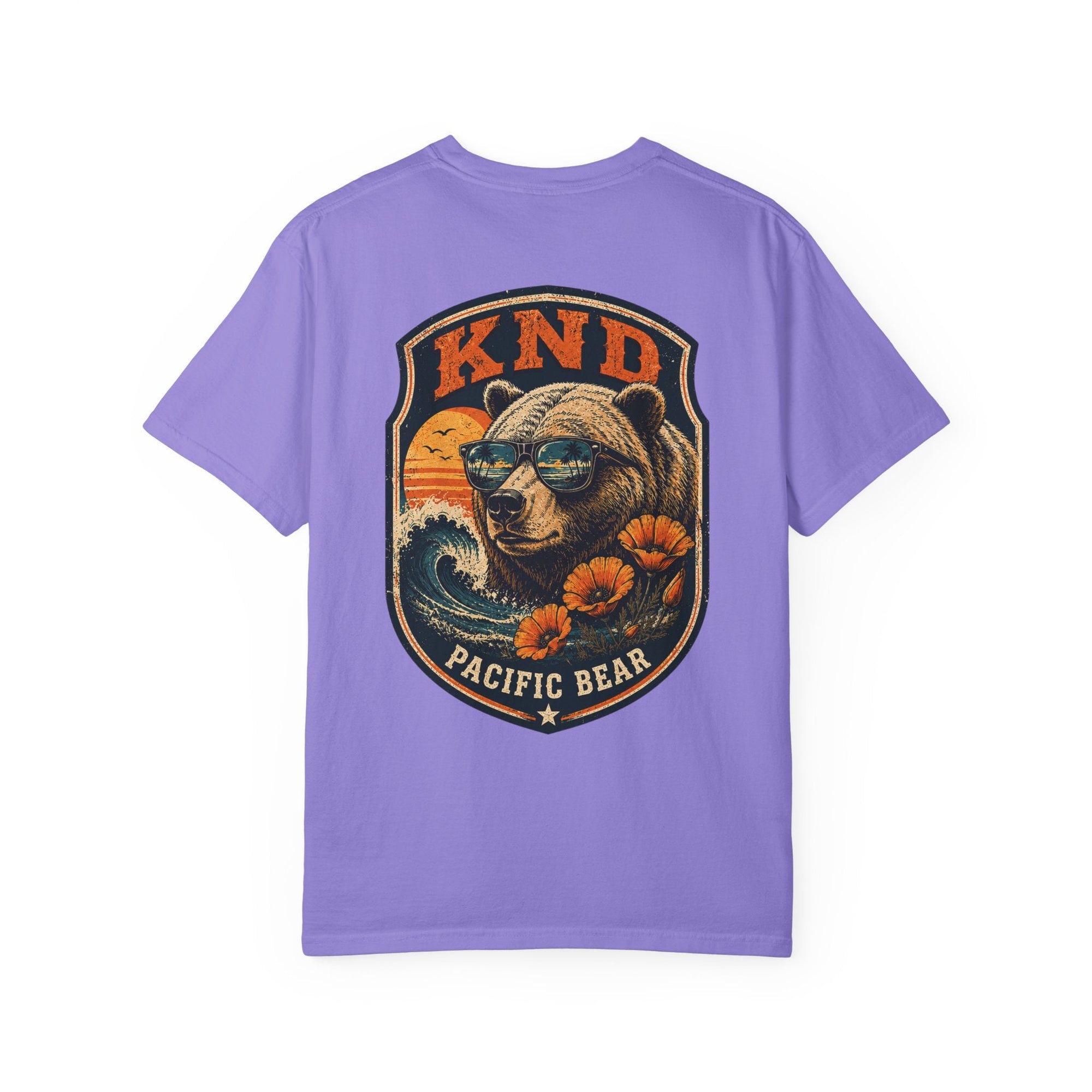 KND Pacific Bear Garment-Dyed T-Shirt - KND Brand